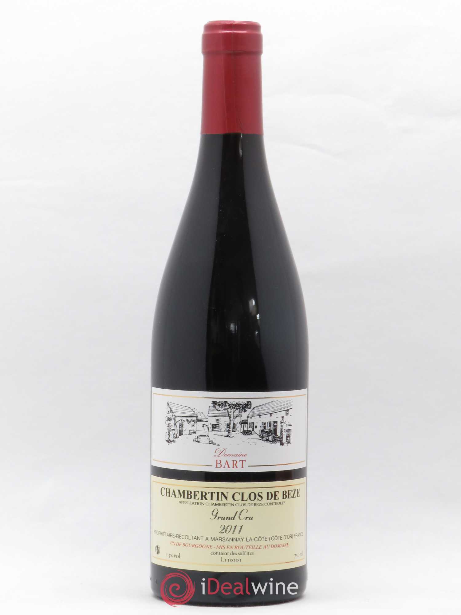 Chambertin Clos de Bèze Grand Cru Domaine Bart 2011 - Posten von 1 Flasche - 0