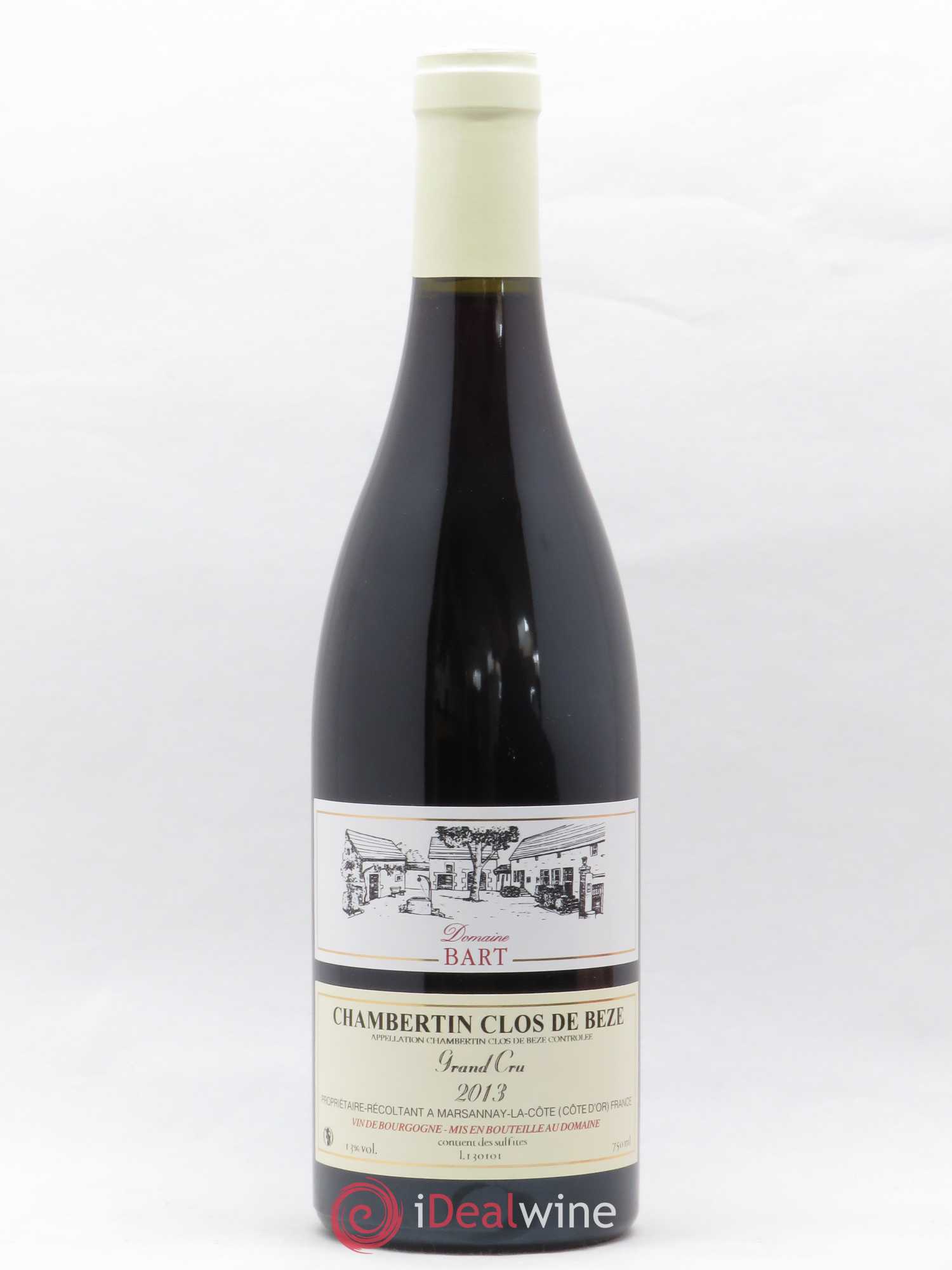 Chambertin Clos de Bèze Grand Cru Domaine Bart 2013 - Posten von 1 Flasche - 0