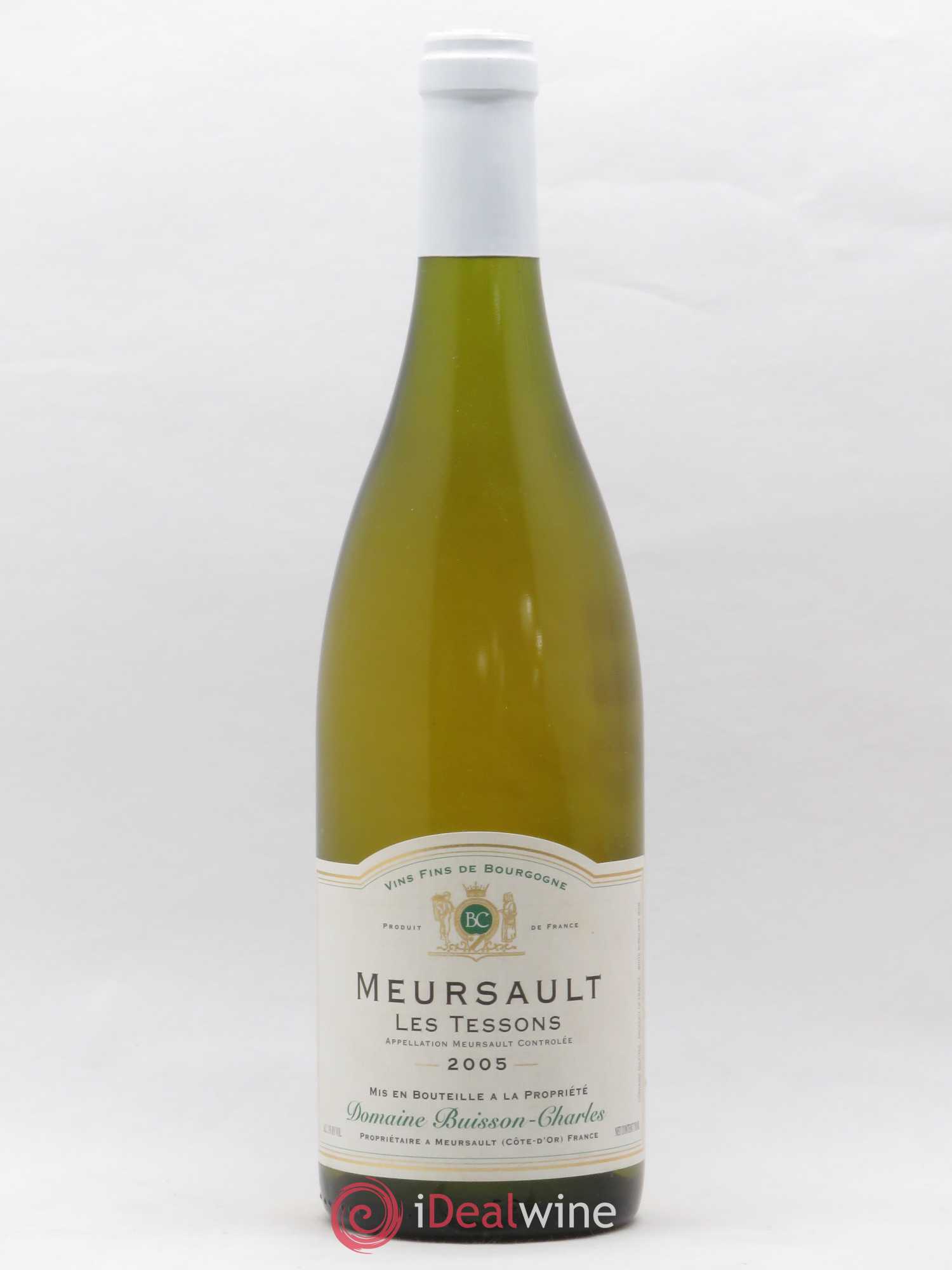 Meursault Les Tessons Buisson-Charles (Domaine) 2005 - Lot de 1 bouteille - 0
