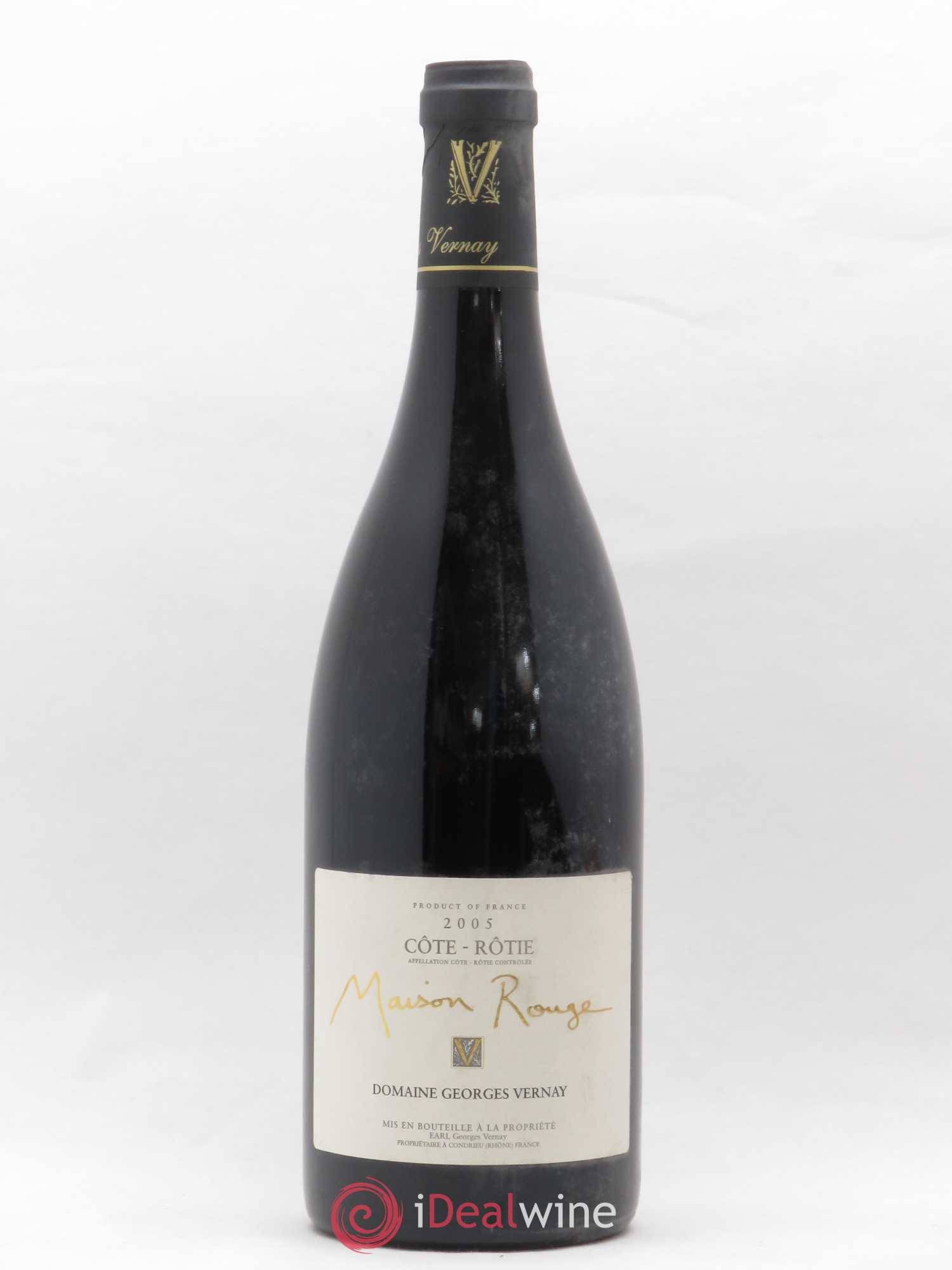 Côte-Rôtie Maison Rouge Georges Vernay 2005 - Lot de 1 bouteille - 0
