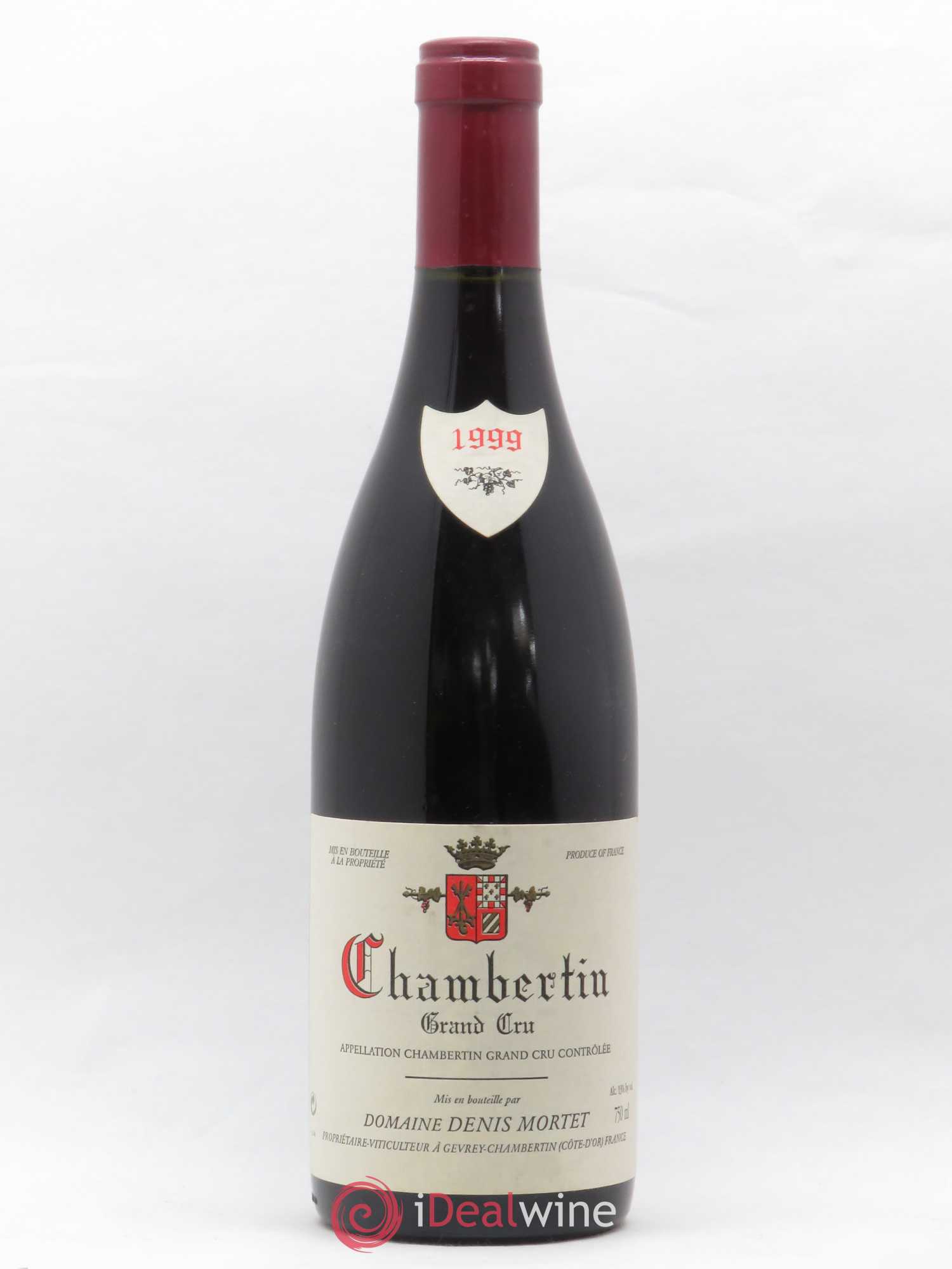 Chambertin Grand Cru Denis Mortet (Domaine) 1999 - Lot de 1 bouteille - 0