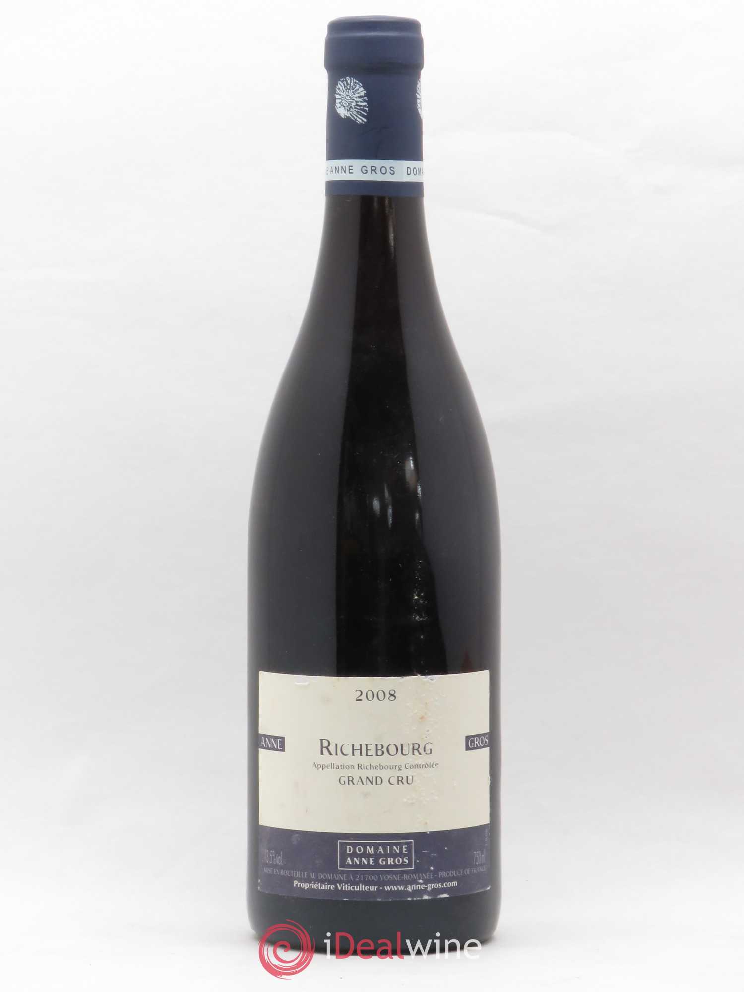 Richebourg Grand Cru Anne Gros 2008 - Lot de 1 bouteille - 0