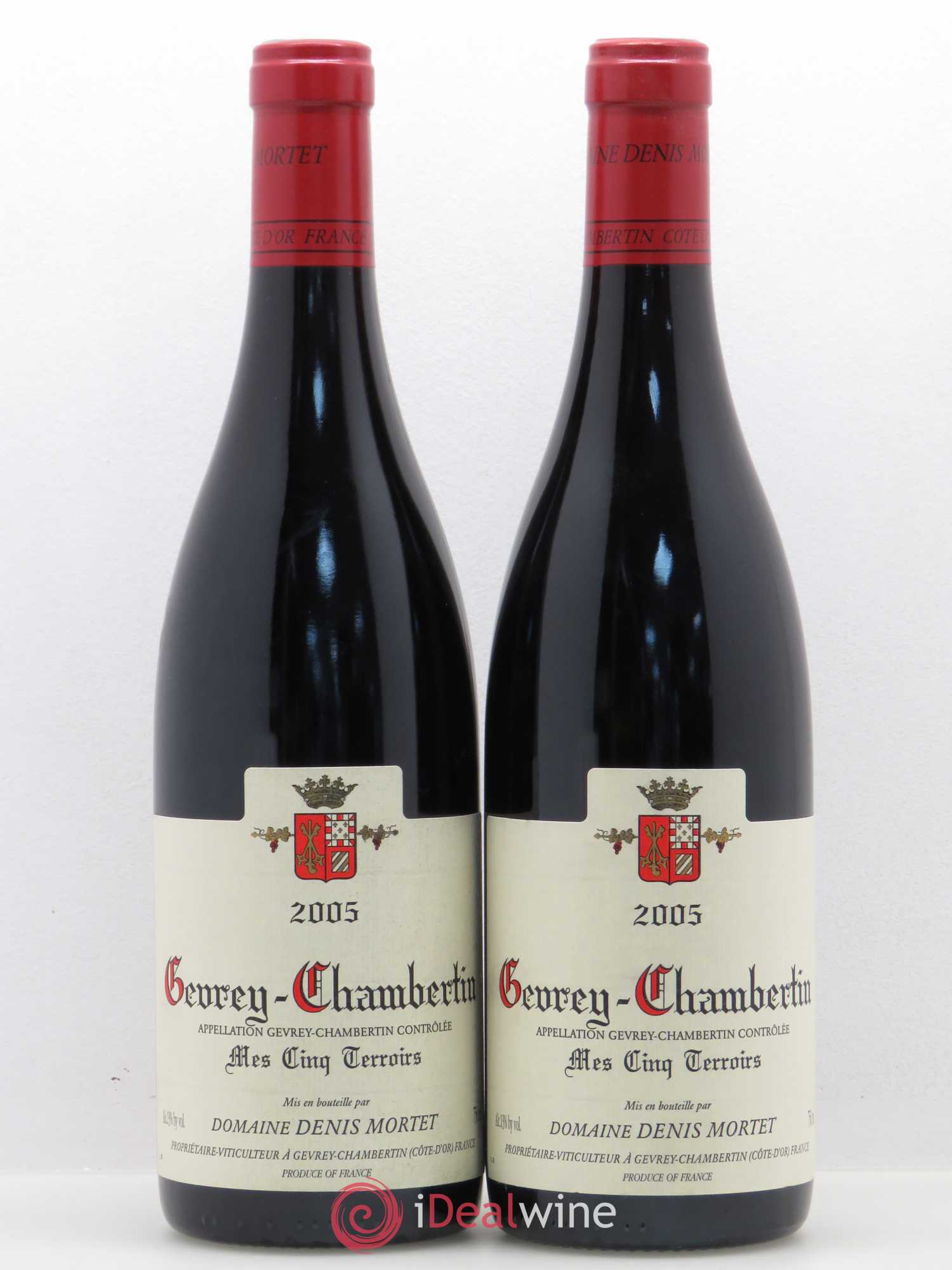 Gevrey-Chambertin Mes Cinq Terroirs Denis Mortet (Domaine) 2005 - Lot de 2 bouteilles - 0
