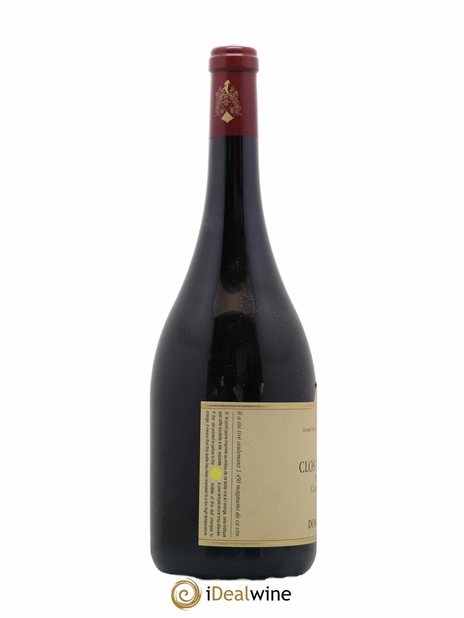 Clos de la Roche Grand Cru Vieilles Vignes Ponsot (Domaine) 2008 - Lot de 1 magnum - 1