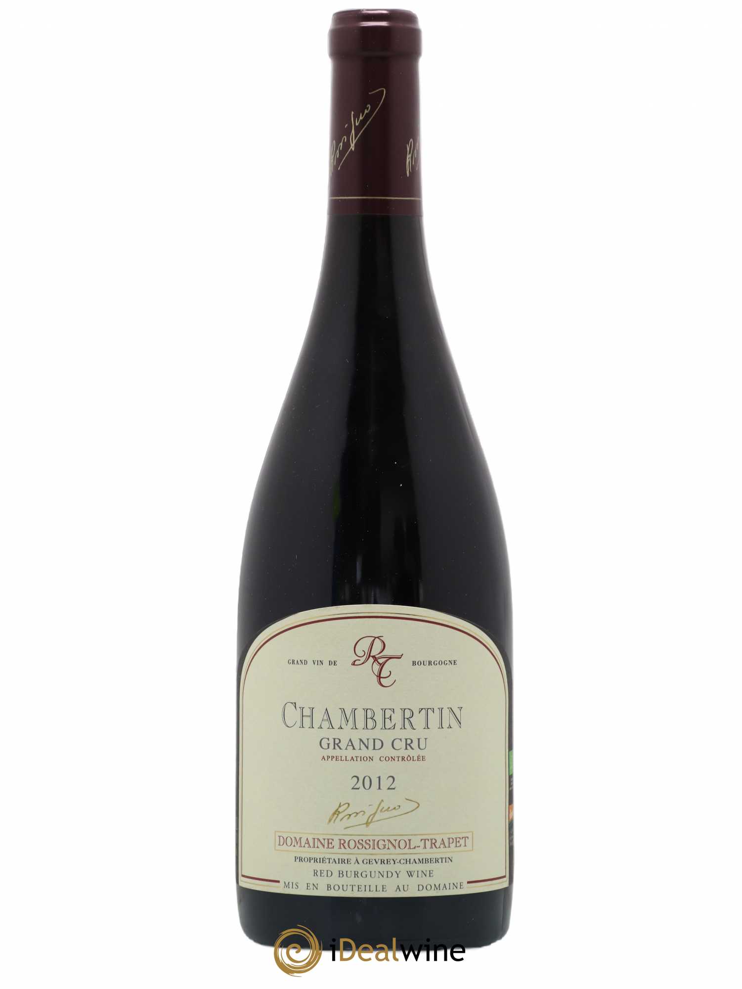 Chambertin Grand Cru Rossignol-Trapet (Domaine) 2012 - Lot de 1 bouteille - 0