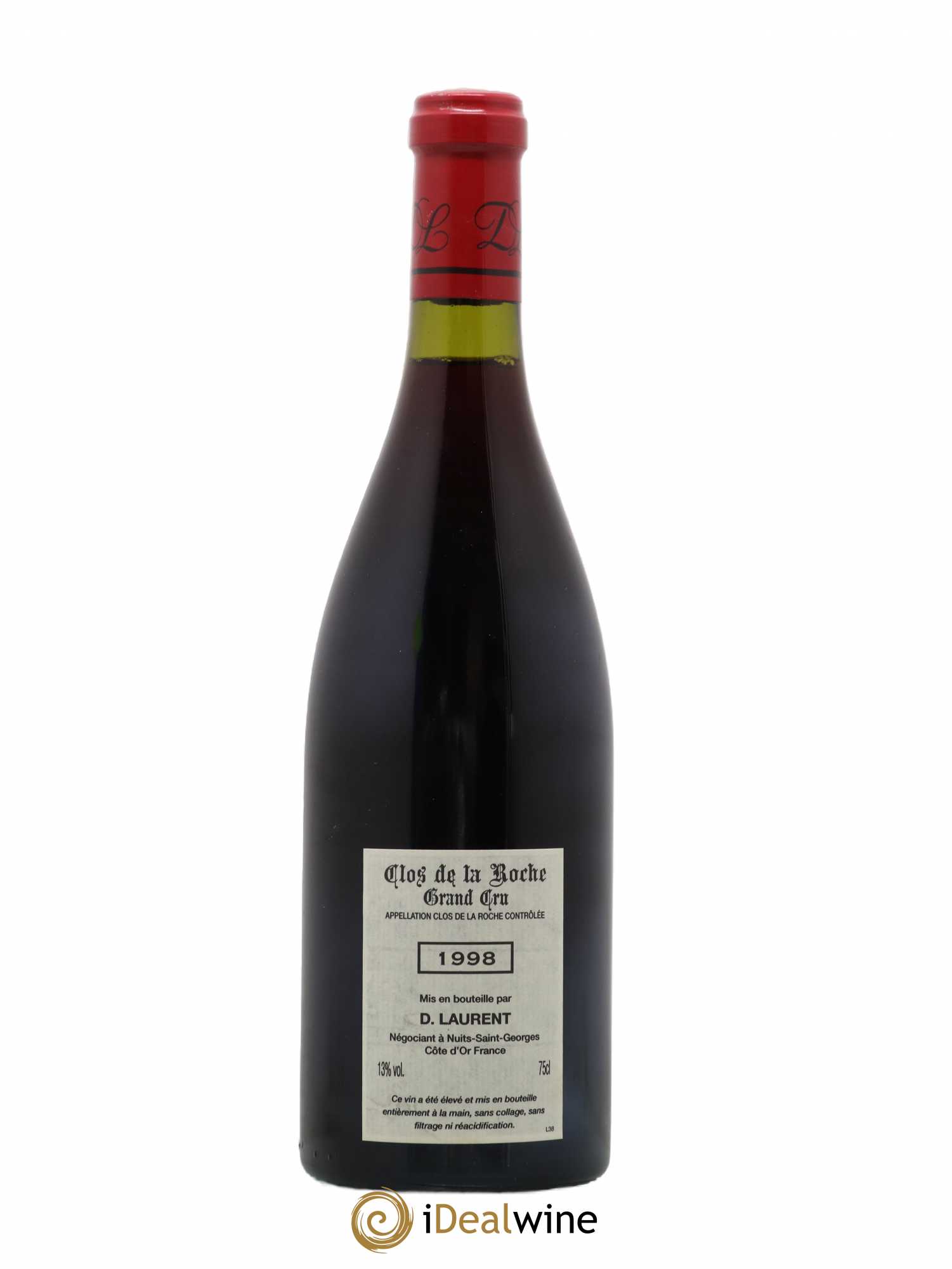 Clos de la Roche Grand Cru Dominique Laurent 1998 - Lot de 1 bouteille - 1