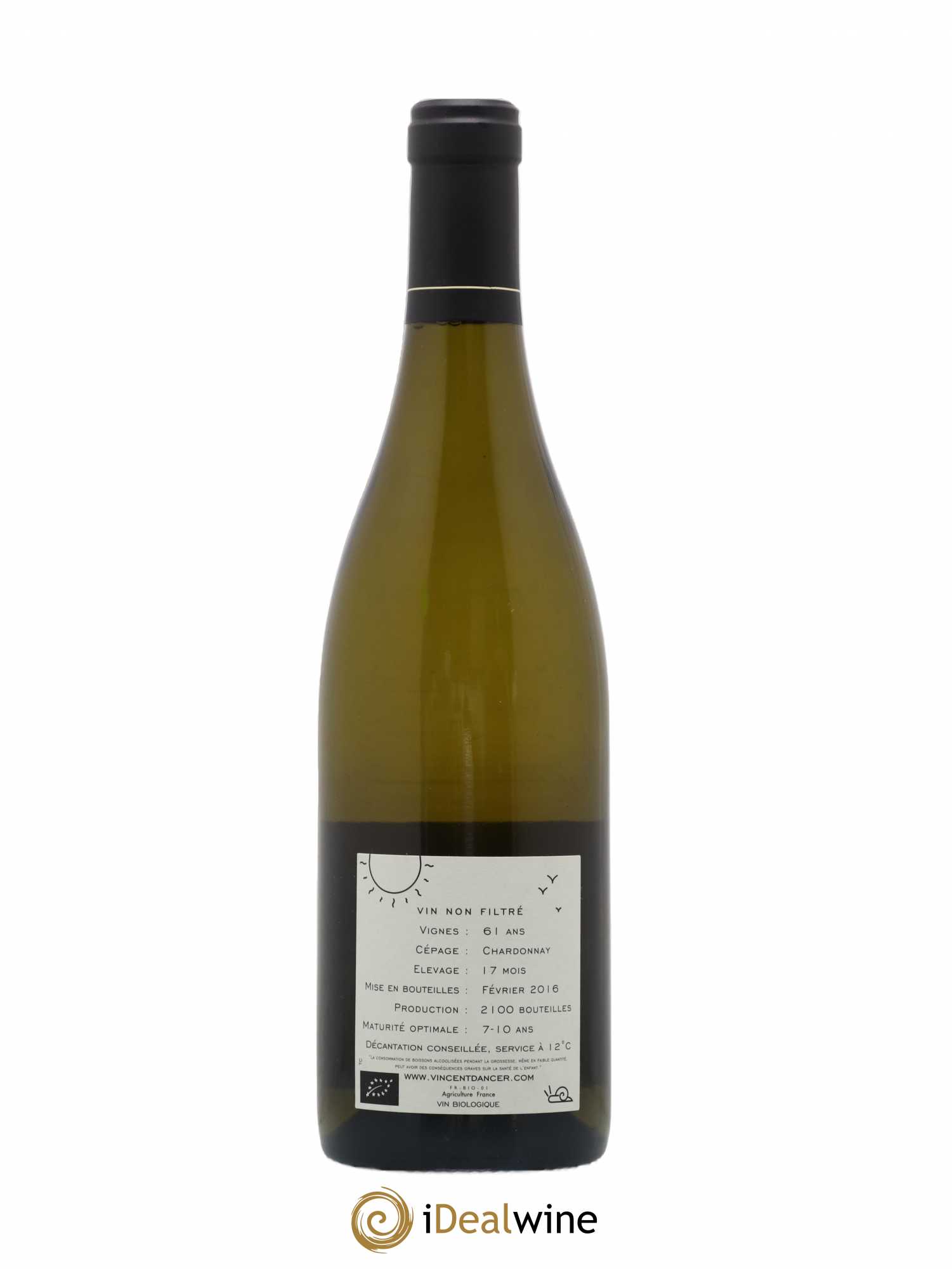 Chassagne-Montrachet 1er Cru (Morgeot) Tête du Clos Vincent Dancer 2014 - Lot de 1 bouteille - 1