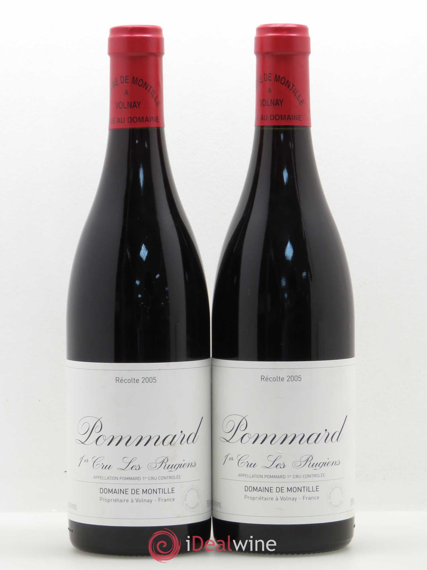 Pommard 1er Cru Les Rugiens-bas De Montille (Domaine) 2005 - Lot de 2 bouteilles - 0