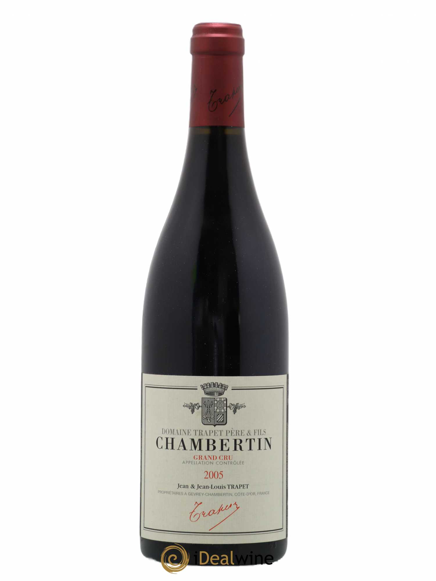 Chambertin Grand Cru Domaine Trapet 2005 - Lot de 1 bouteille - 0