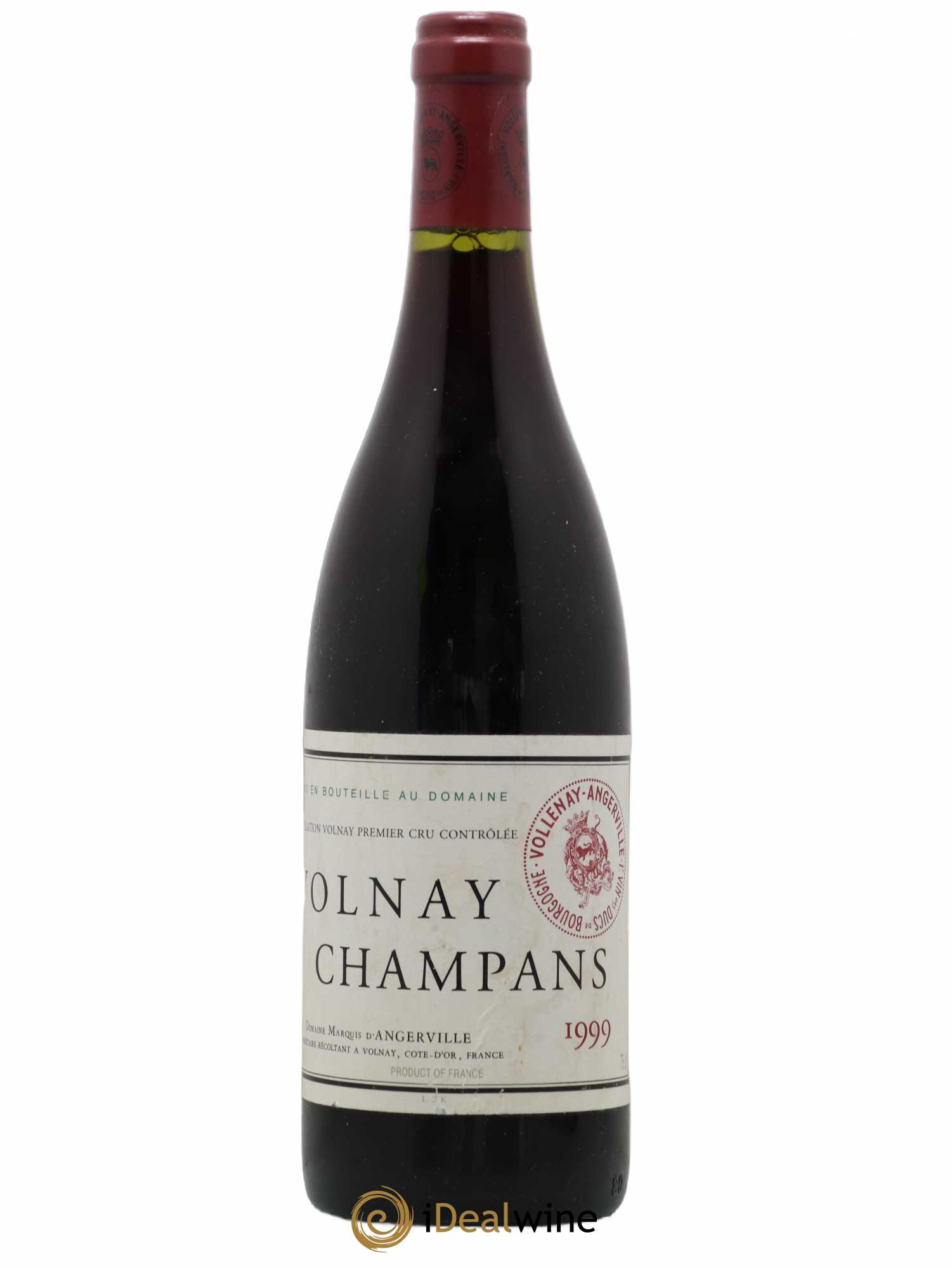 Volnay 1er Cru Champans Marquis d'Angerville (Domaine) 1999 - Lot de 1 bouteille - 0