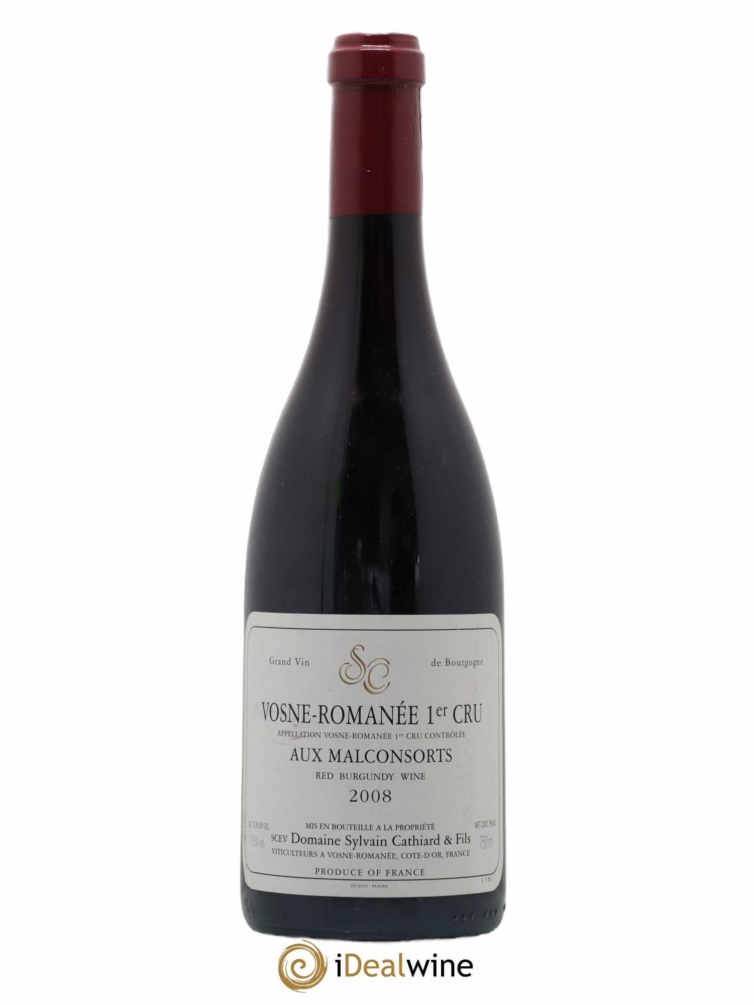 Vosne-Romanée 1er Cru Aux Malconsorts Sylvain Cathiard & Fils 2008 - Lot de 1 bouteille - 0