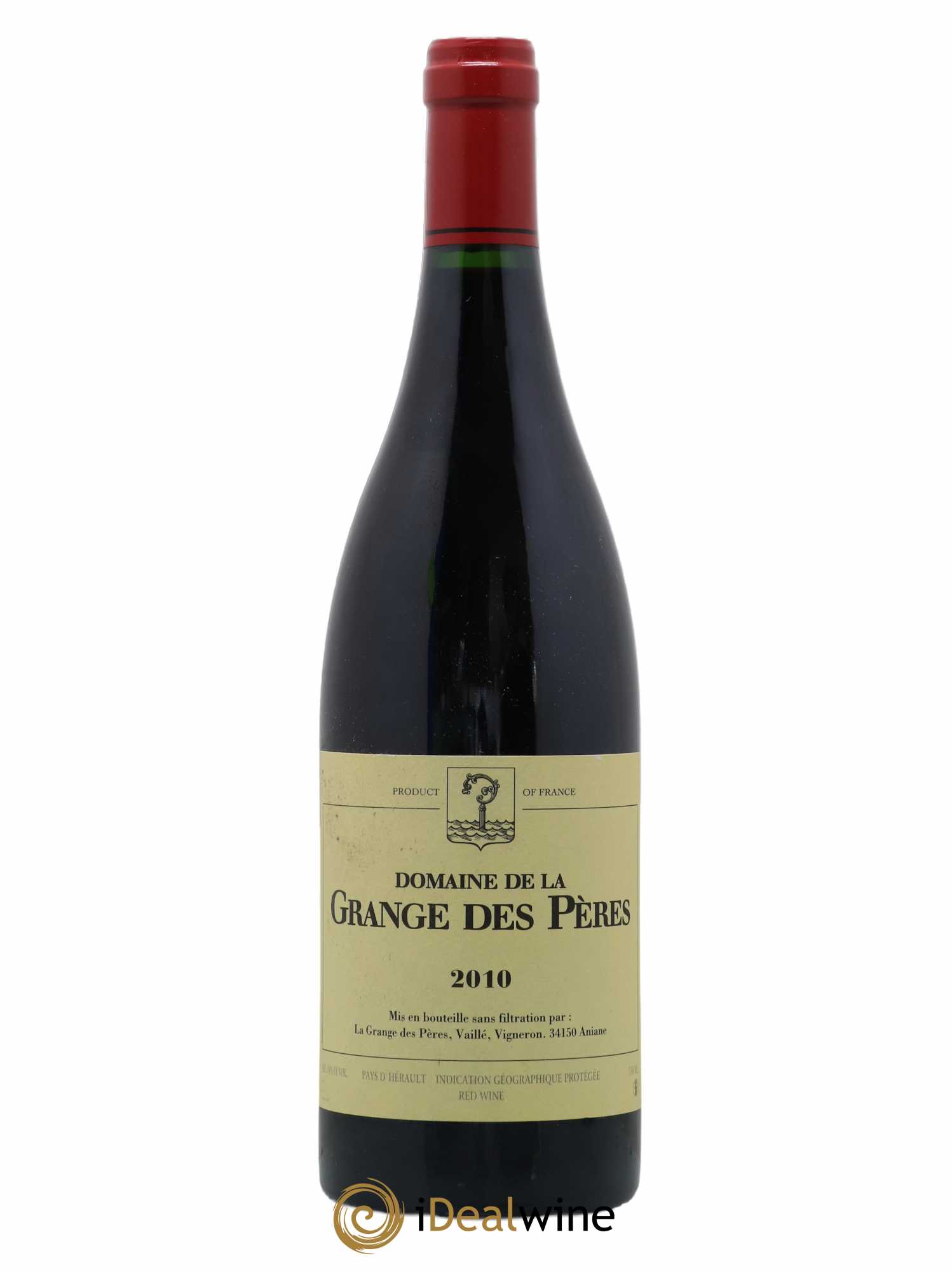Pays d'Hérault Grange des Pères Laurent Vaillé 2010 - Lot de 1 bouteille - 0