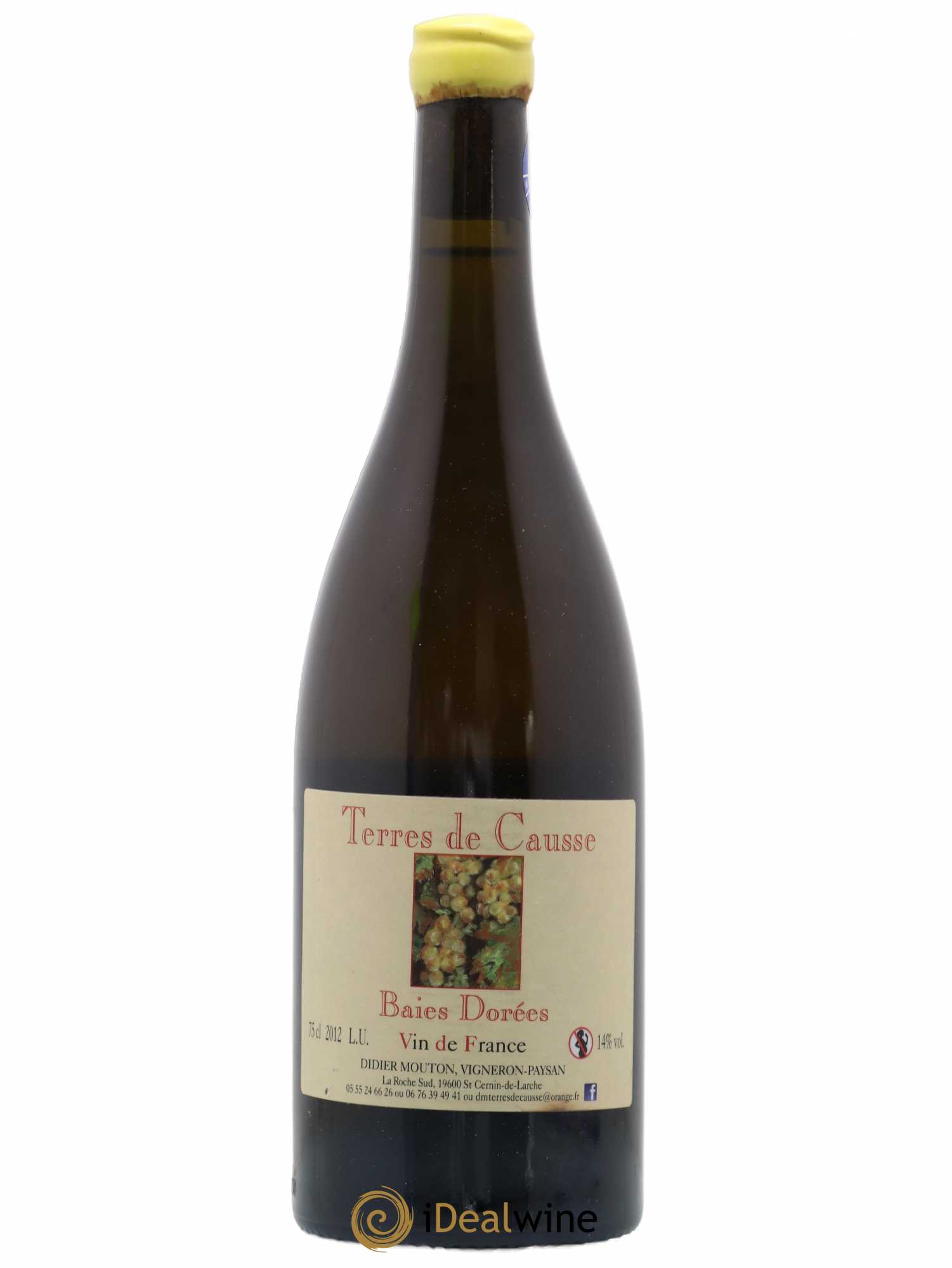 Vin de France Terres de Causse - Baies Dorées Didier Mouton 2012 - Posten von 1 Flasche - 0