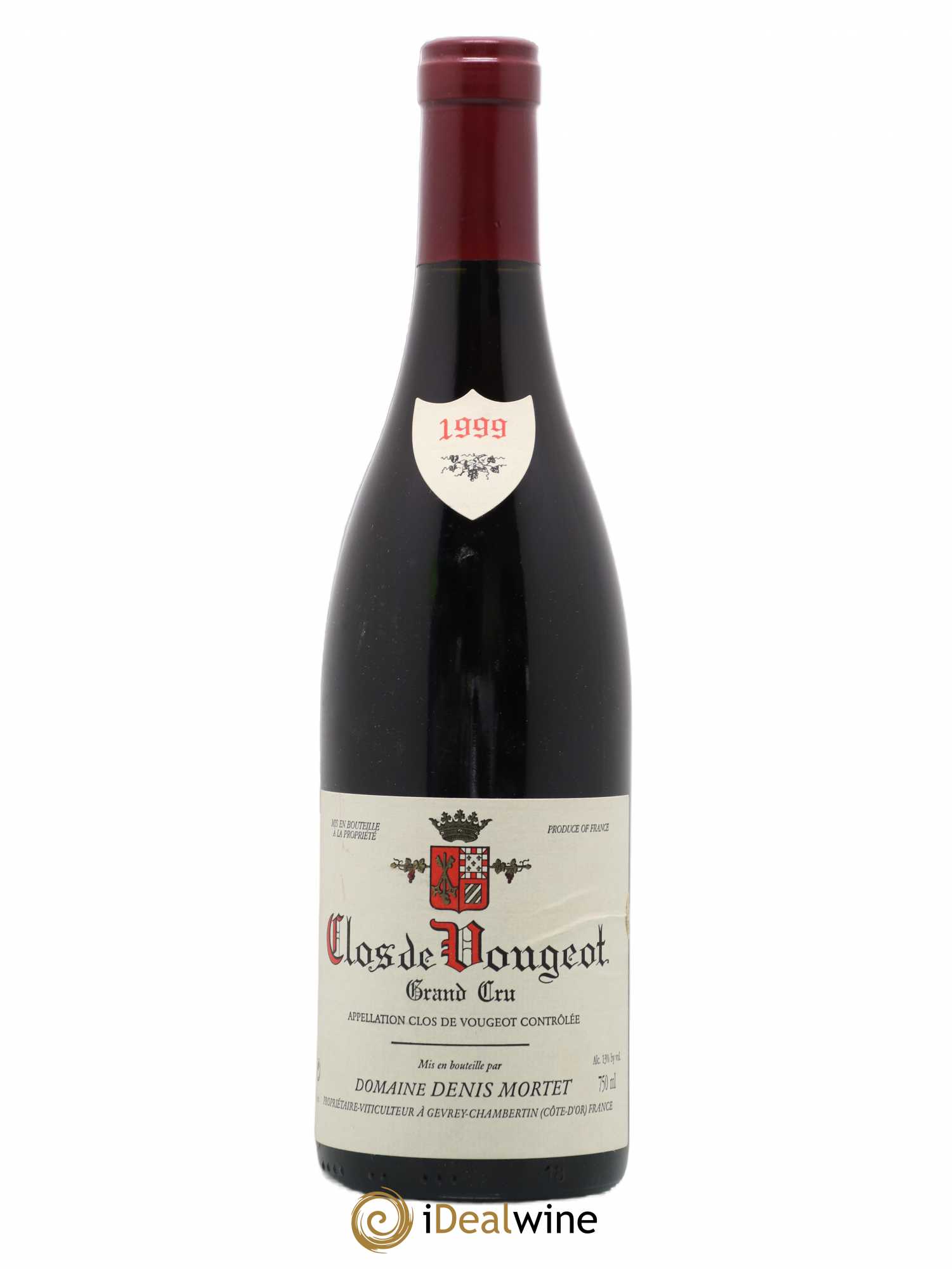 Clos de Vougeot Grand Cru Denis Mortet (Domaine) 1999 - Lot de 1 bouteille - 0