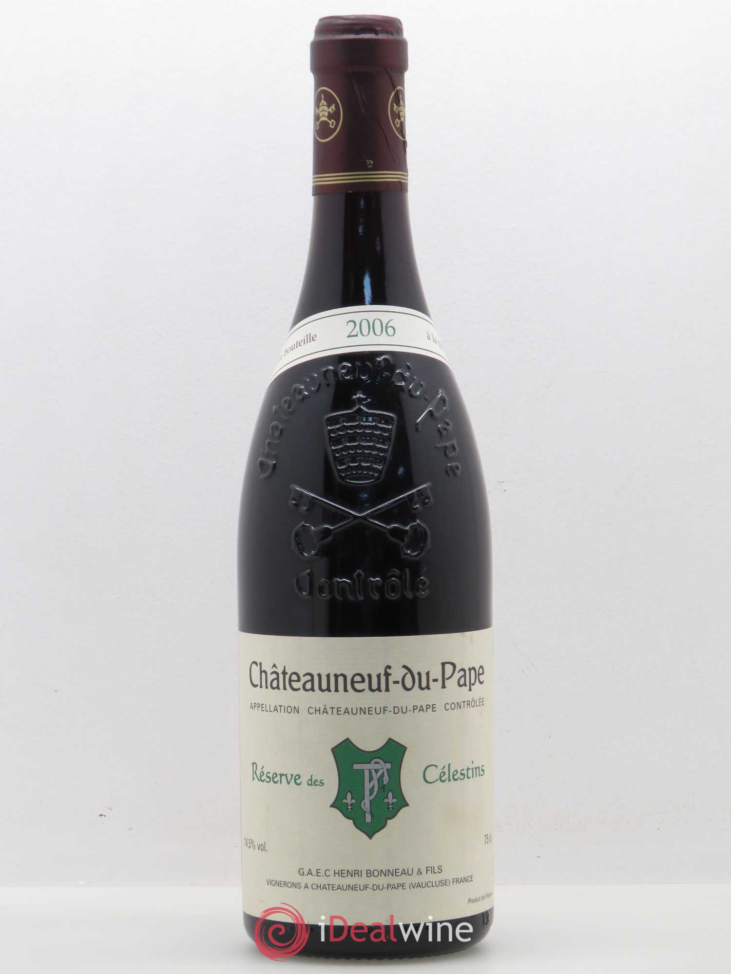 Châteauneuf-du-Pape Réserve des Célestins Henri Bonneau & Fils 2006 - Lot de 1 bouteille - 0