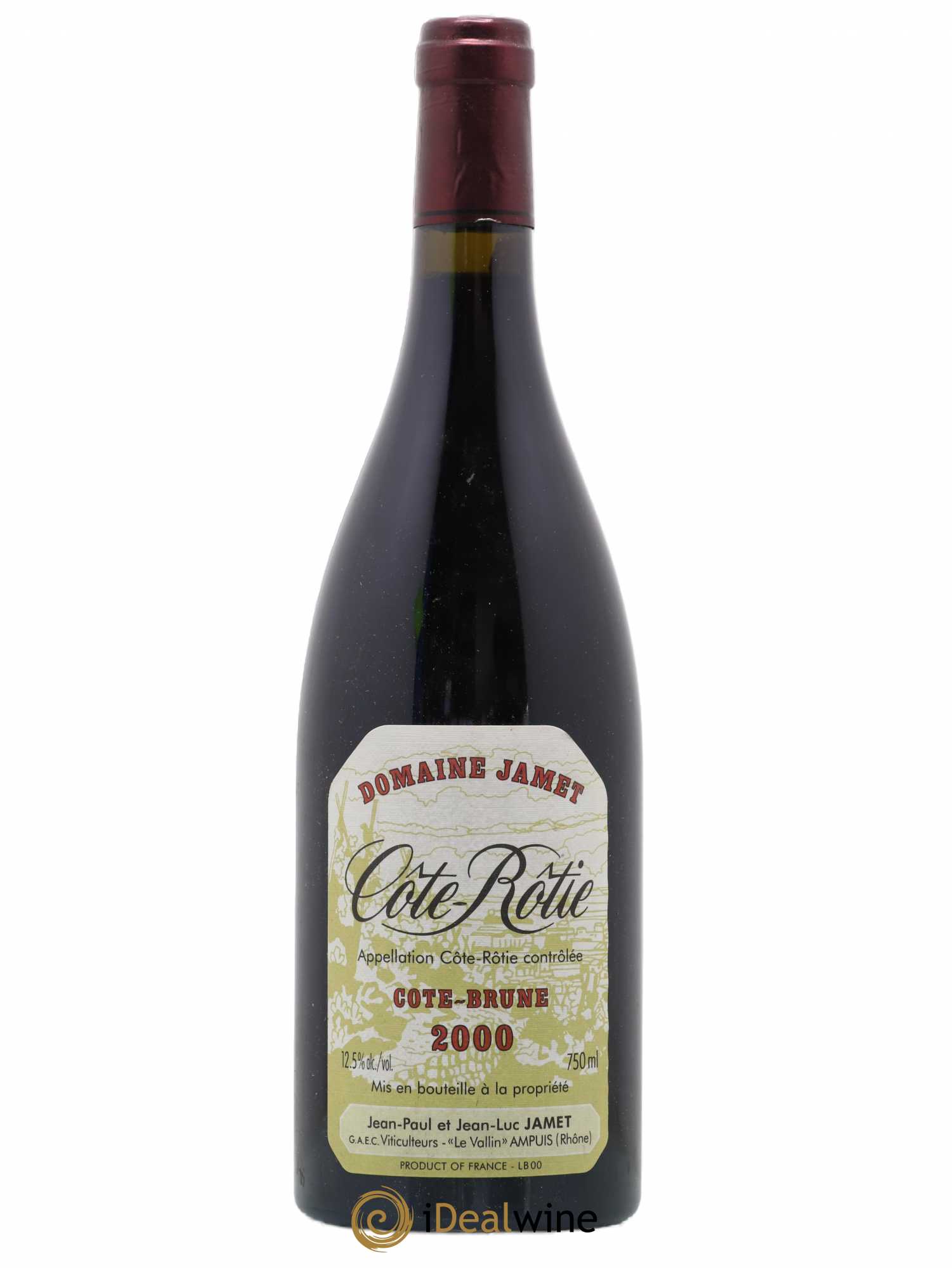 Côte-Rôtie Côte Brune Jamet (Domaine) 2000 - Lot de 1 bouteille - 0