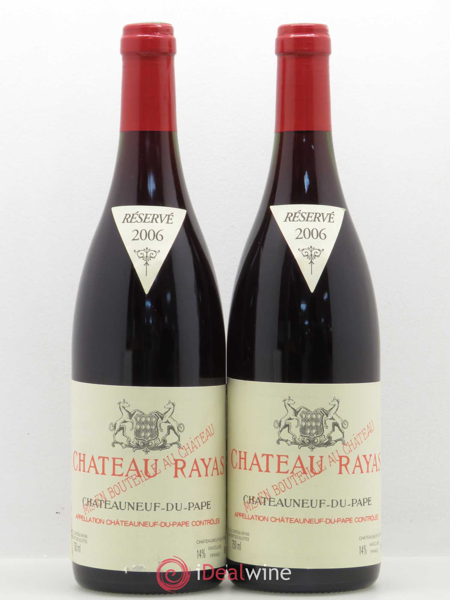 Châteauneuf-du-Pape Château Rayas Emmanuel Reynaud 2006 - Lot de 2 bouteilles - 0