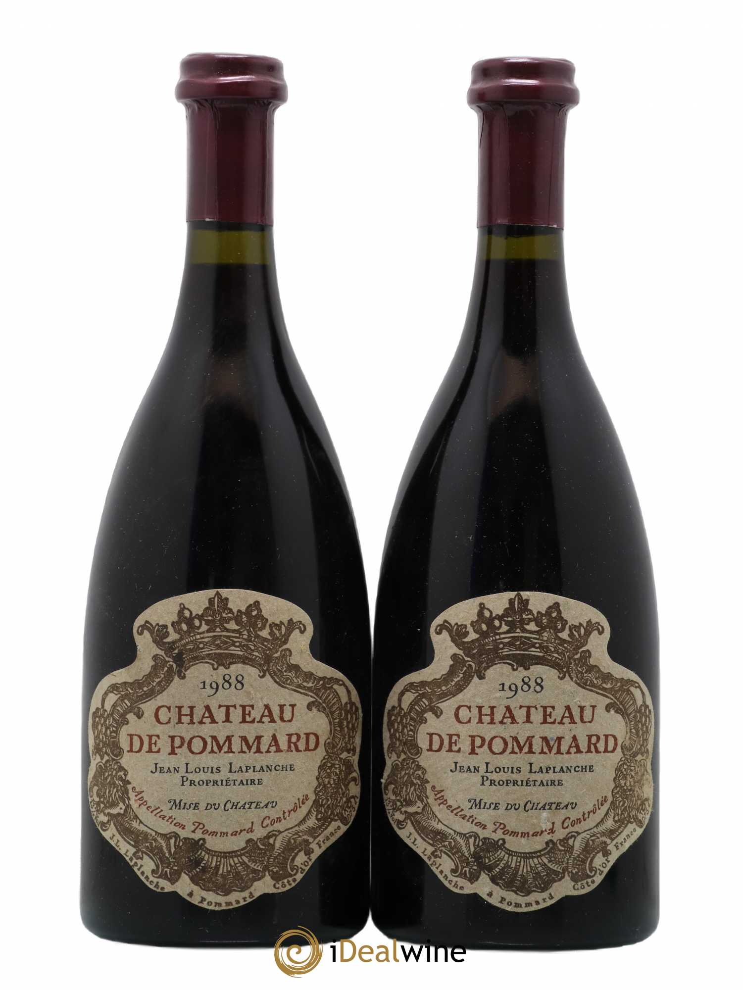 Pommard Château de Pommard 1988 - Lot de 2 bouteilles - 0
