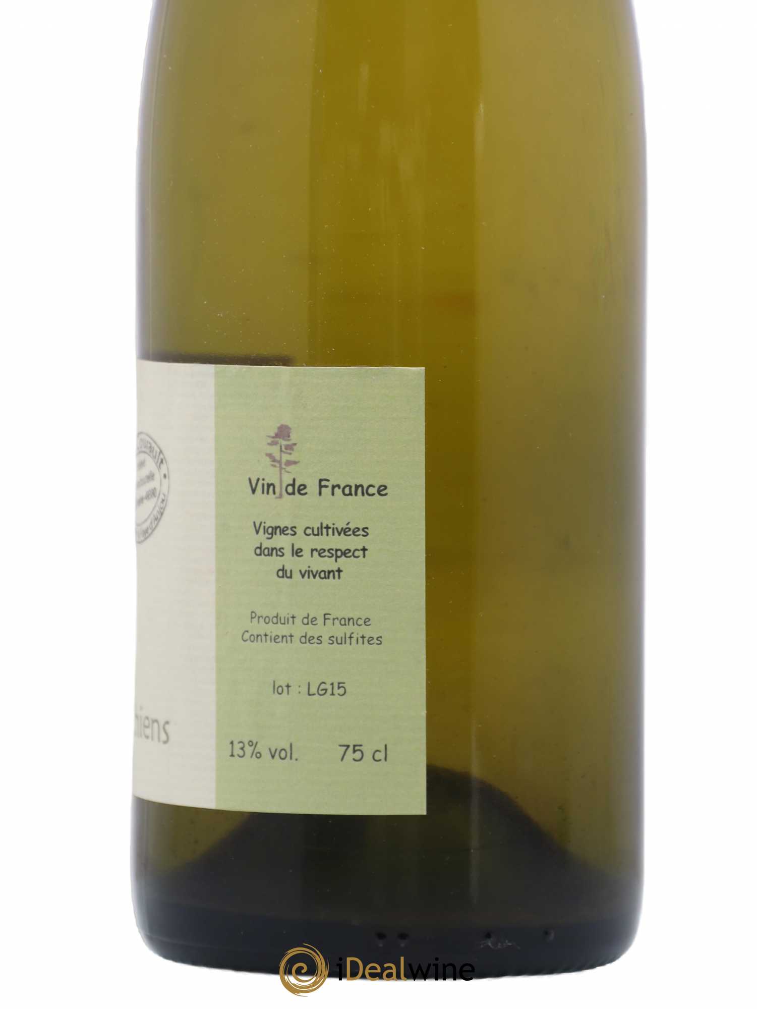 Vin de France Les Guinechiens Benoit Courault 2015 - Lot de 1 bouteille - 1