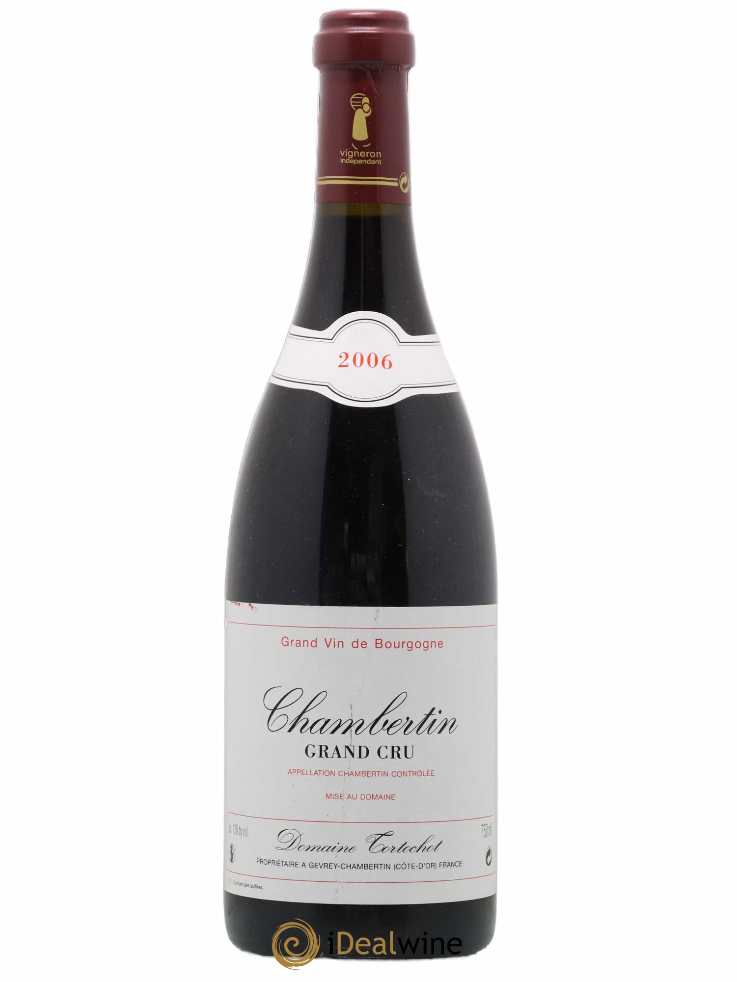 Chambertin Grand Cru Tortochot (Domaine) 2006 - Lot de 1 bouteille - 0