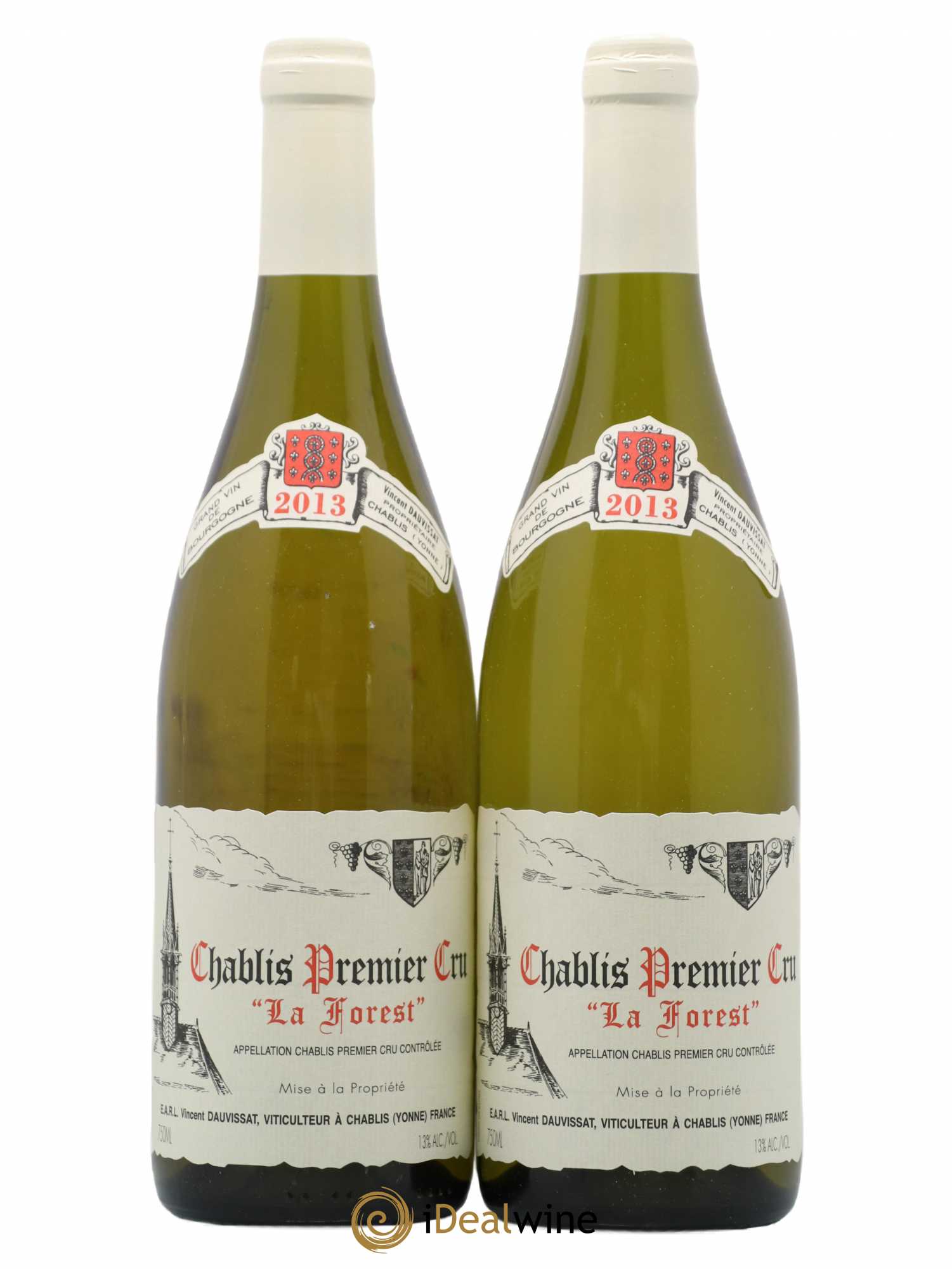 Chablis 1er Cru La Forest Vincent Dauvissat (Domaine) 2013 - Lot de 2 bouteilles - 0