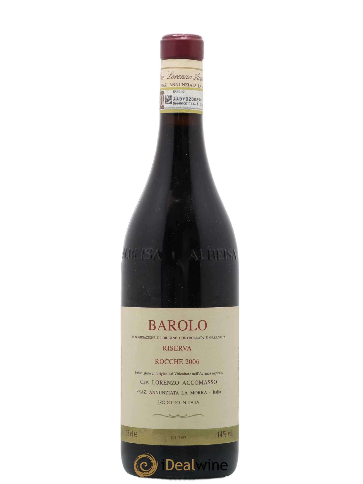 Barolo Riserva Rocche Lorenzo Accomasso 2006 - Posten von 1 Flasche - 0