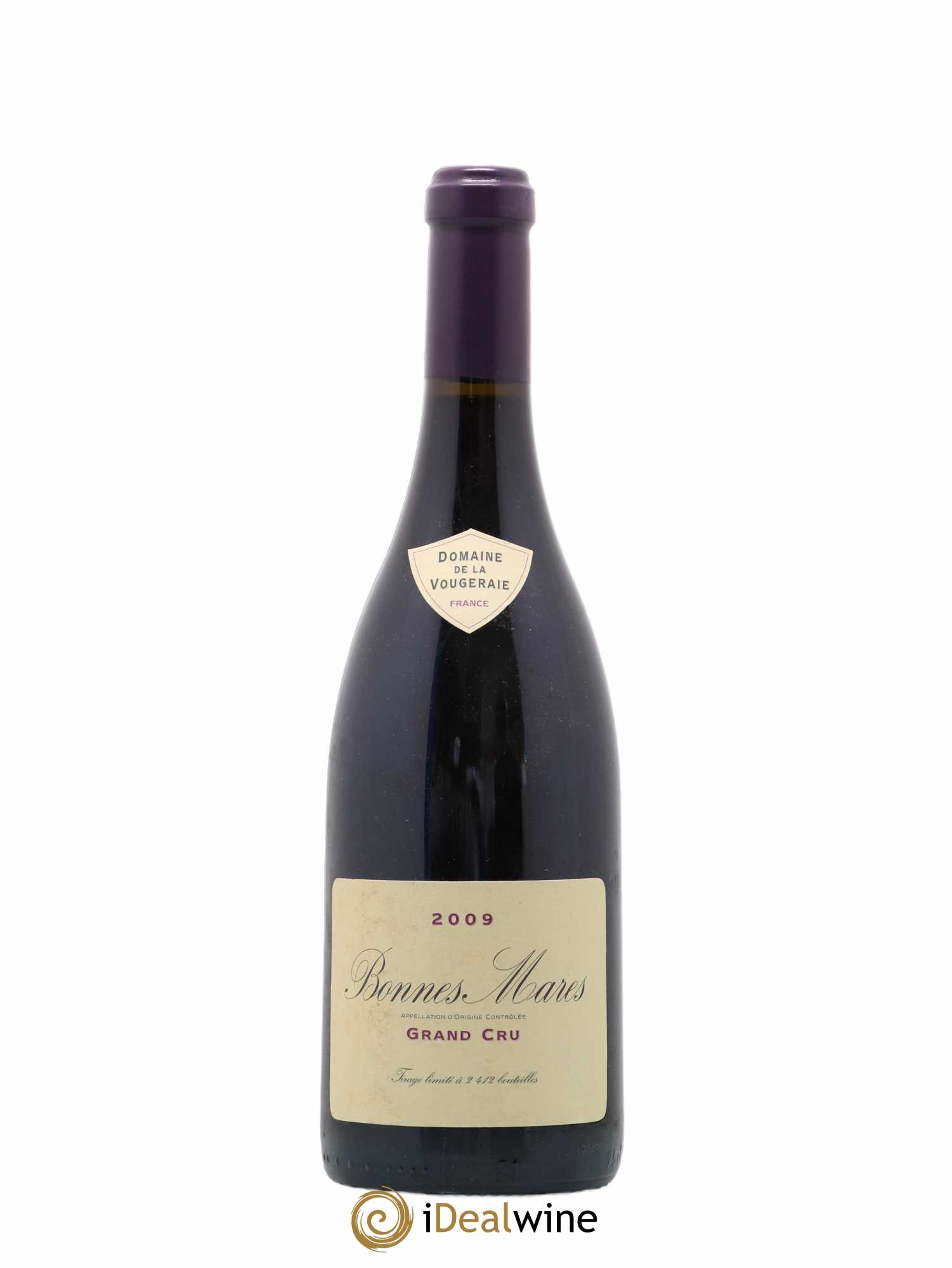 Bonnes-Mares Grand Cru La Vougeraie 2009 - Lot de 1 bouteille - 0