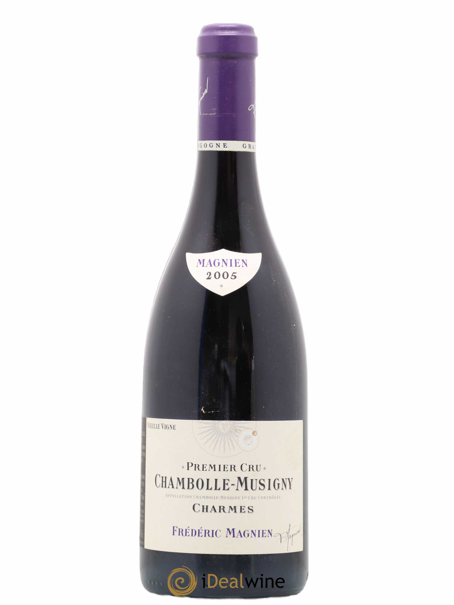 Chambolle-Musigny 1er Cru Les Charmes Vieilles vignes Frédéric Magnien 2005 - Lot de 1 bouteille - 0