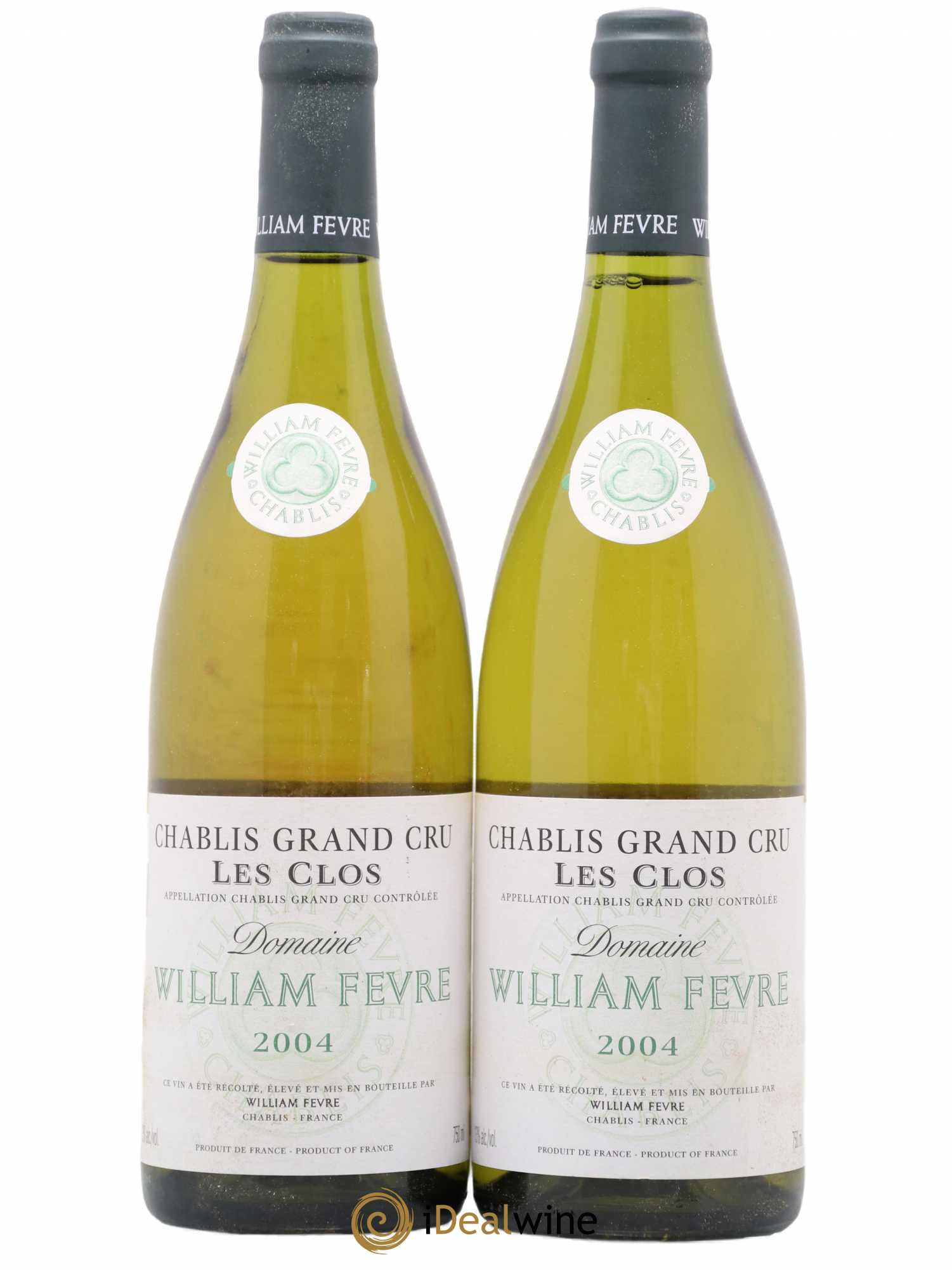 Chablis Grand Cru Les Clos William Fèvre 2004 - Lot de 2 bouteilles - 0