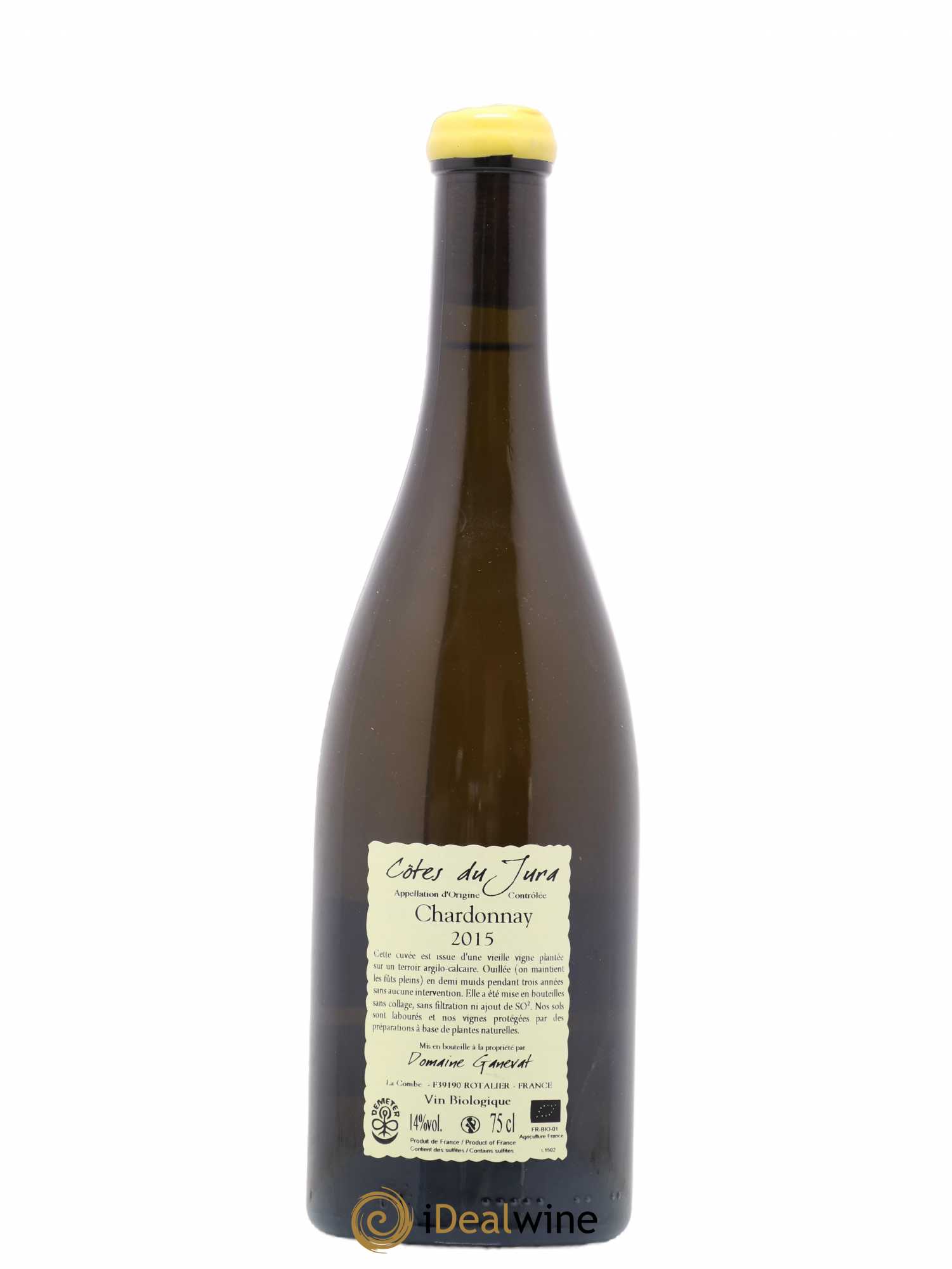 Côtes du Jura Les Chamois du Paradis Jean-François Ganevat (Domaine) 2015 - Lot de 1 bouteille - 1