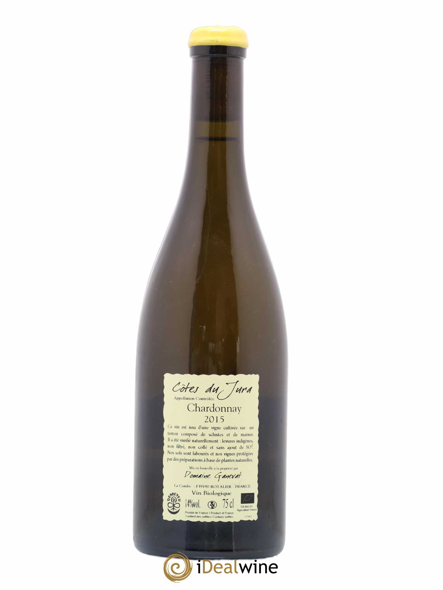Côtes du Jura Grusse en Billat Jean-François Ganevat (Domaine) 2015 - Lot de 1 bouteille - 1