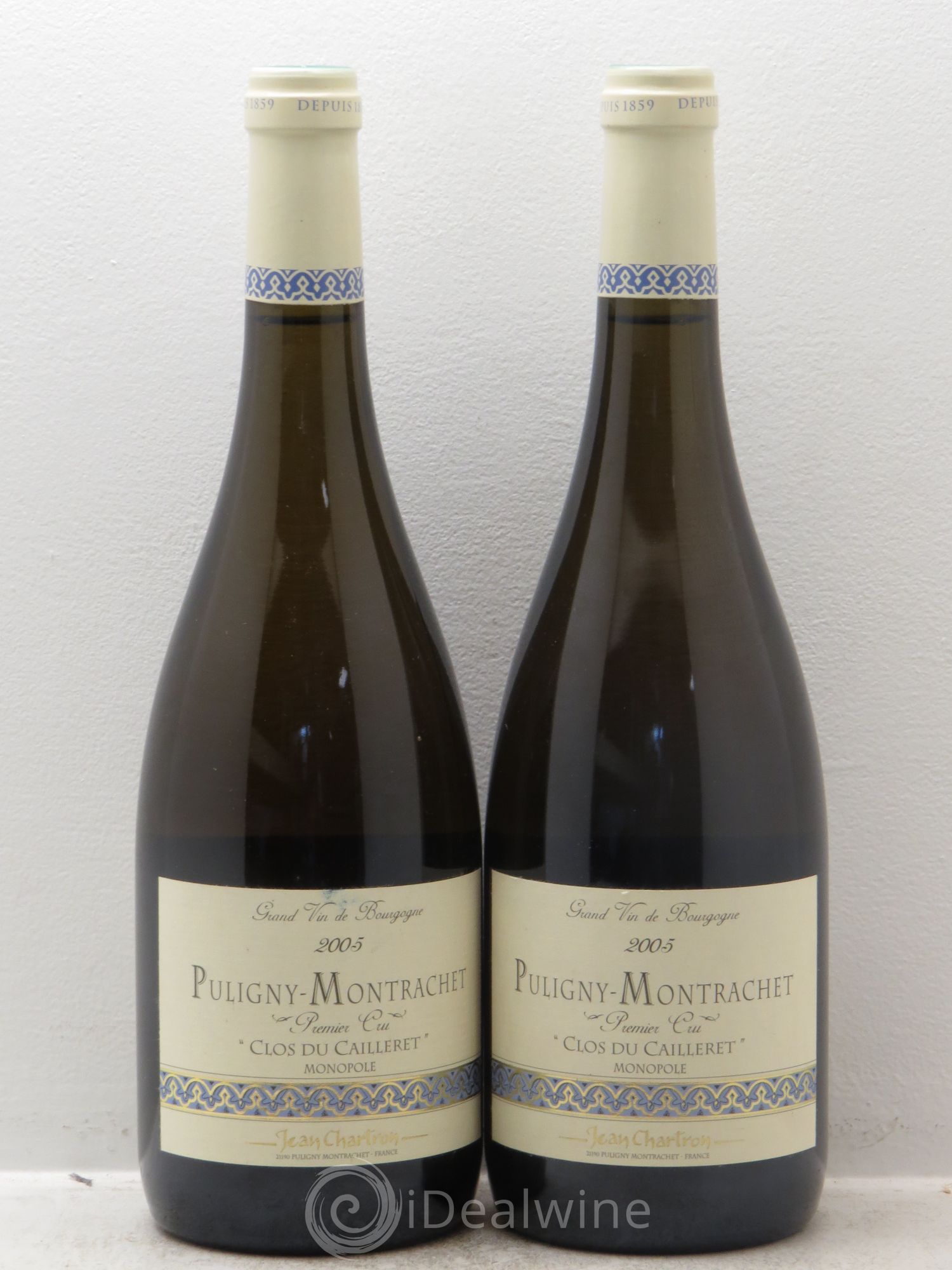 Puligny-Montrachet 1er Cru Clos du cailleret Jean Chartron (Domaine) 2005 - Lot de 2 bouteilles - 0