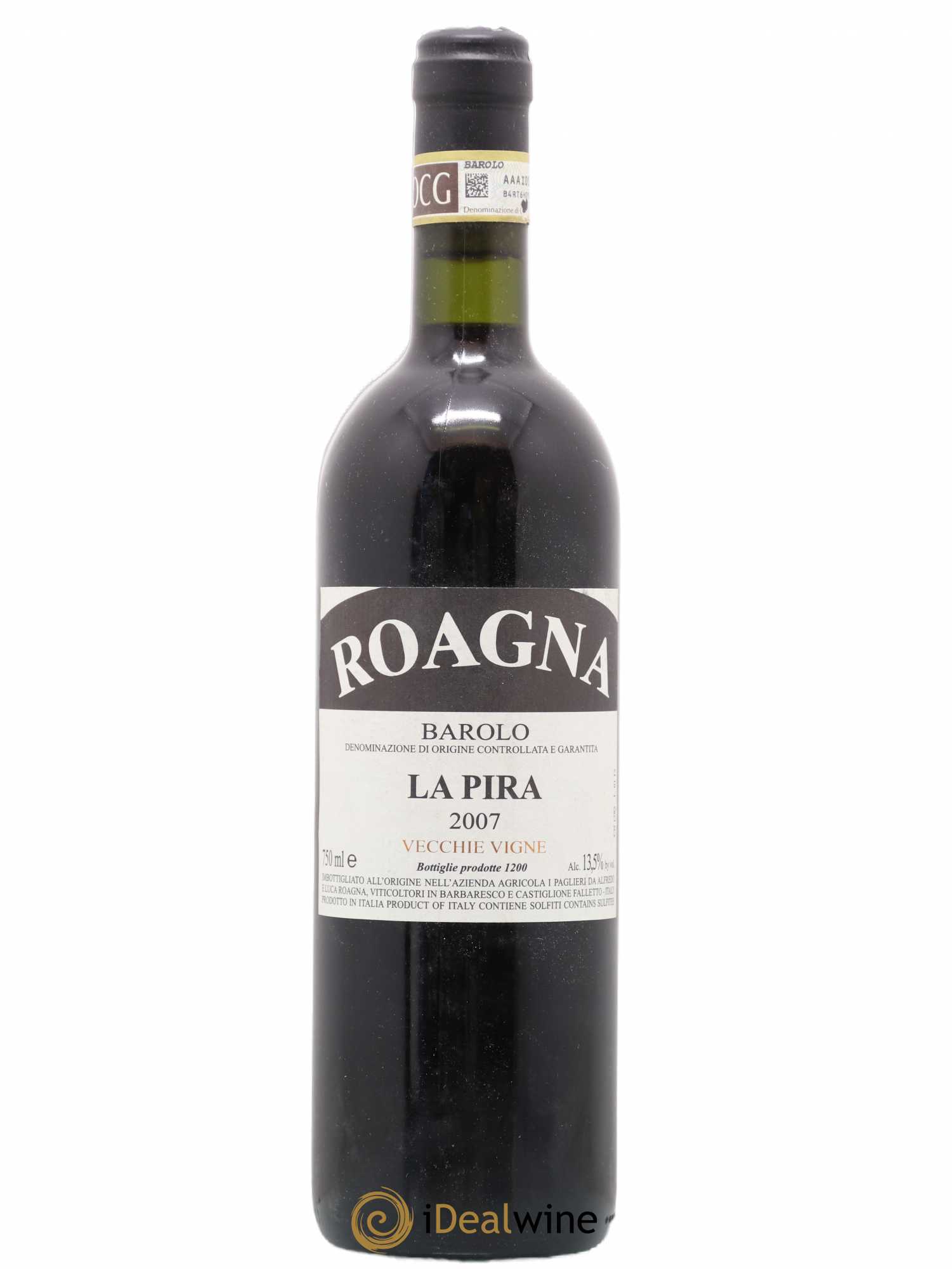 Barolo DOCG Pira Vecchie Viti Roagna 2007 - Lot de 1 bouteille - 0