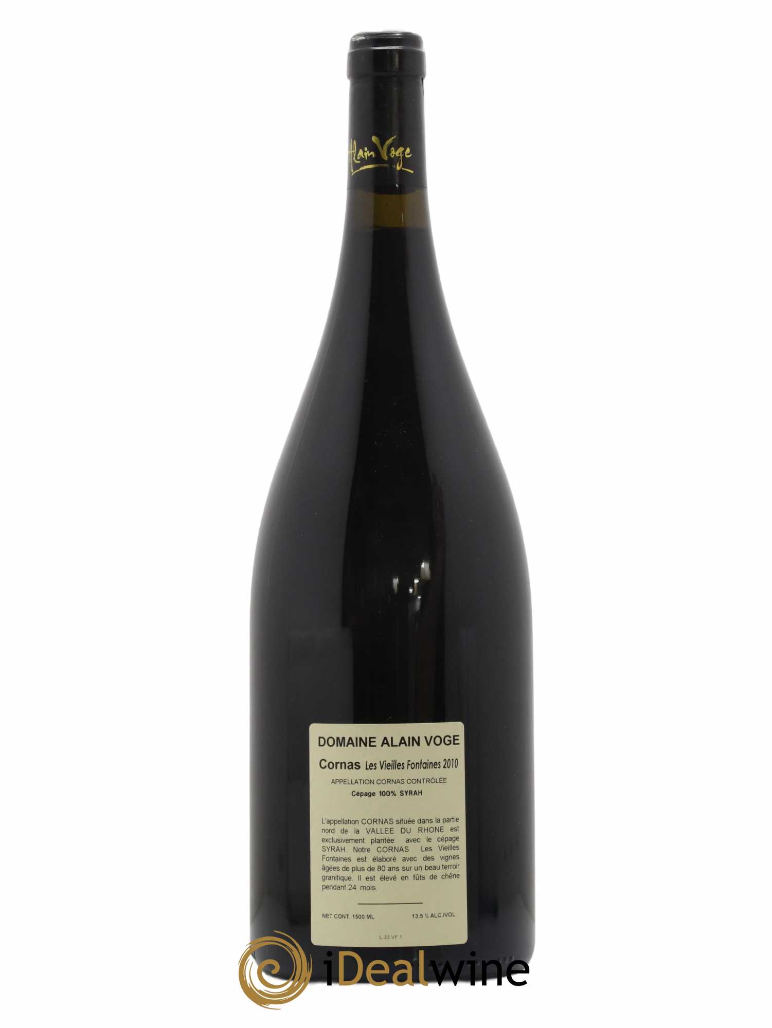 Cornas Les Vieilles Fontaines Alain Voge (Domaine) 2010 - Lot de 1 magnum - 1