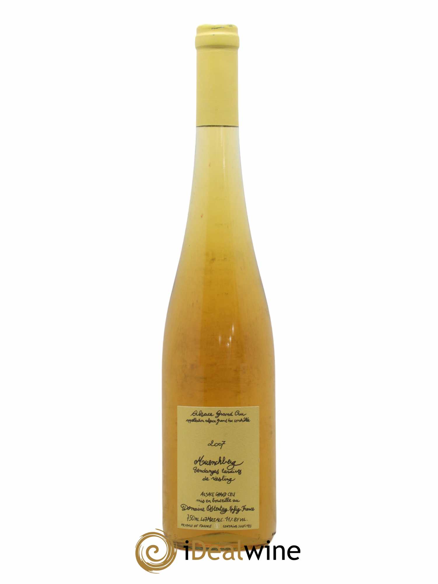 Alsace Riesling Grand Cru Muenchberg Vendanges Tardives Ostertag (Domaine) 2007 - Lotto di 1 bottiglia - 0