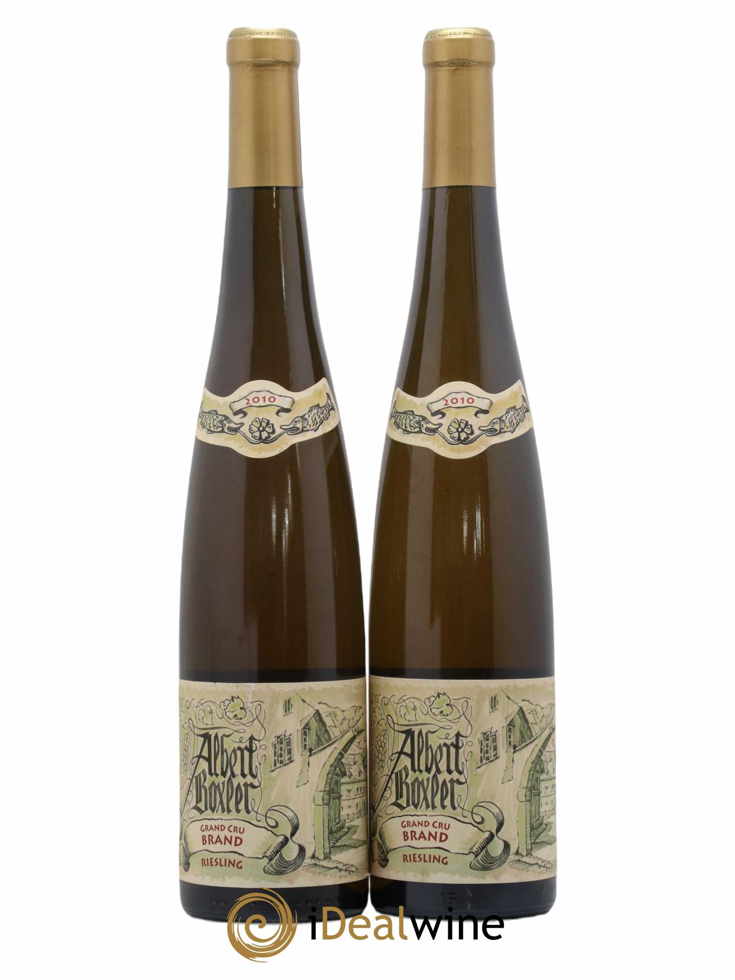 Alsace Riesling Grand Cru Brand Albert Boxler 2010 - Lot de 2 bouteilles - 0