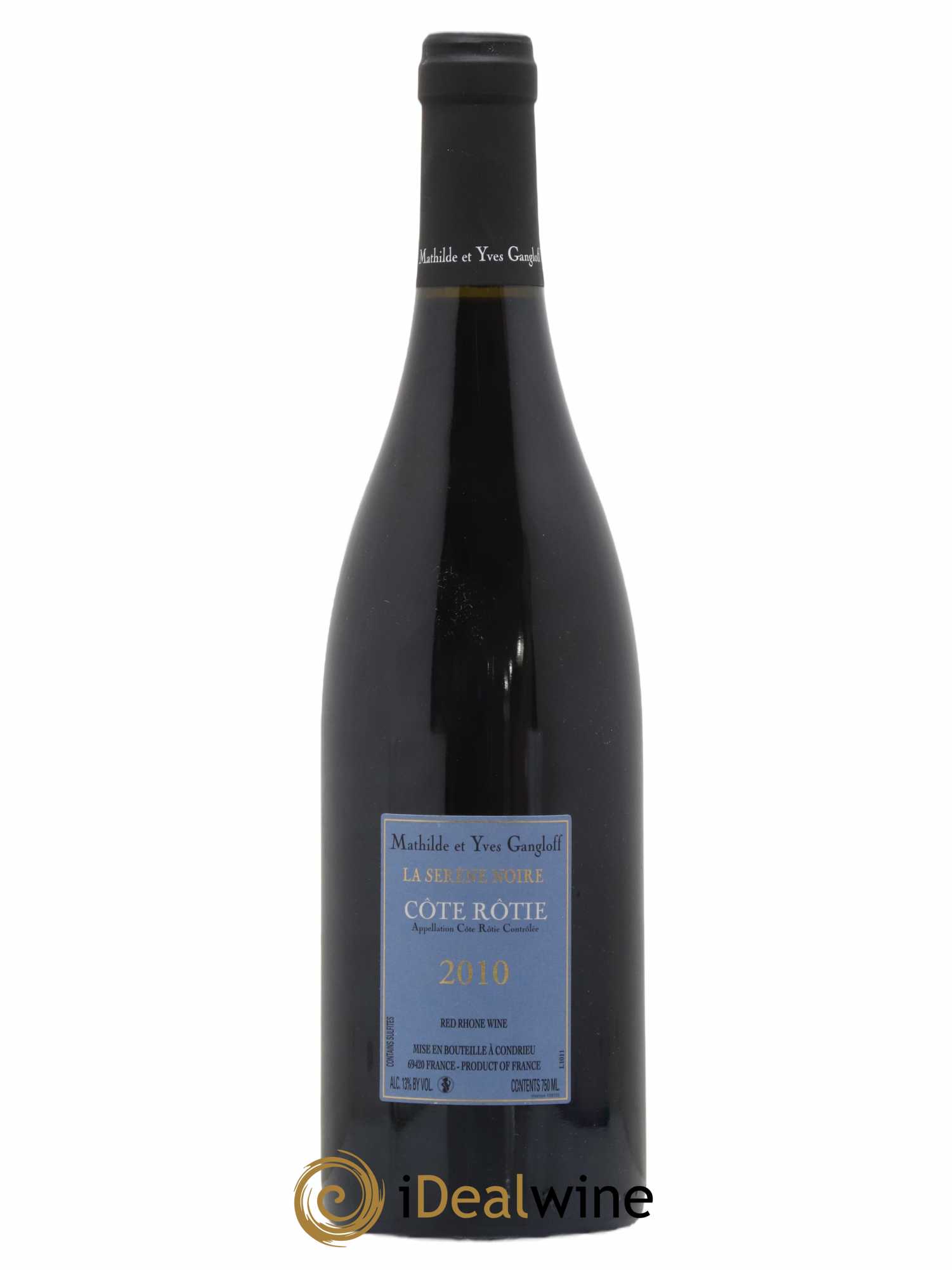 Côte-Rôtie La Sereine Noire Gangloff (Domaine) 2010 - Lot de 1 bouteille - 1