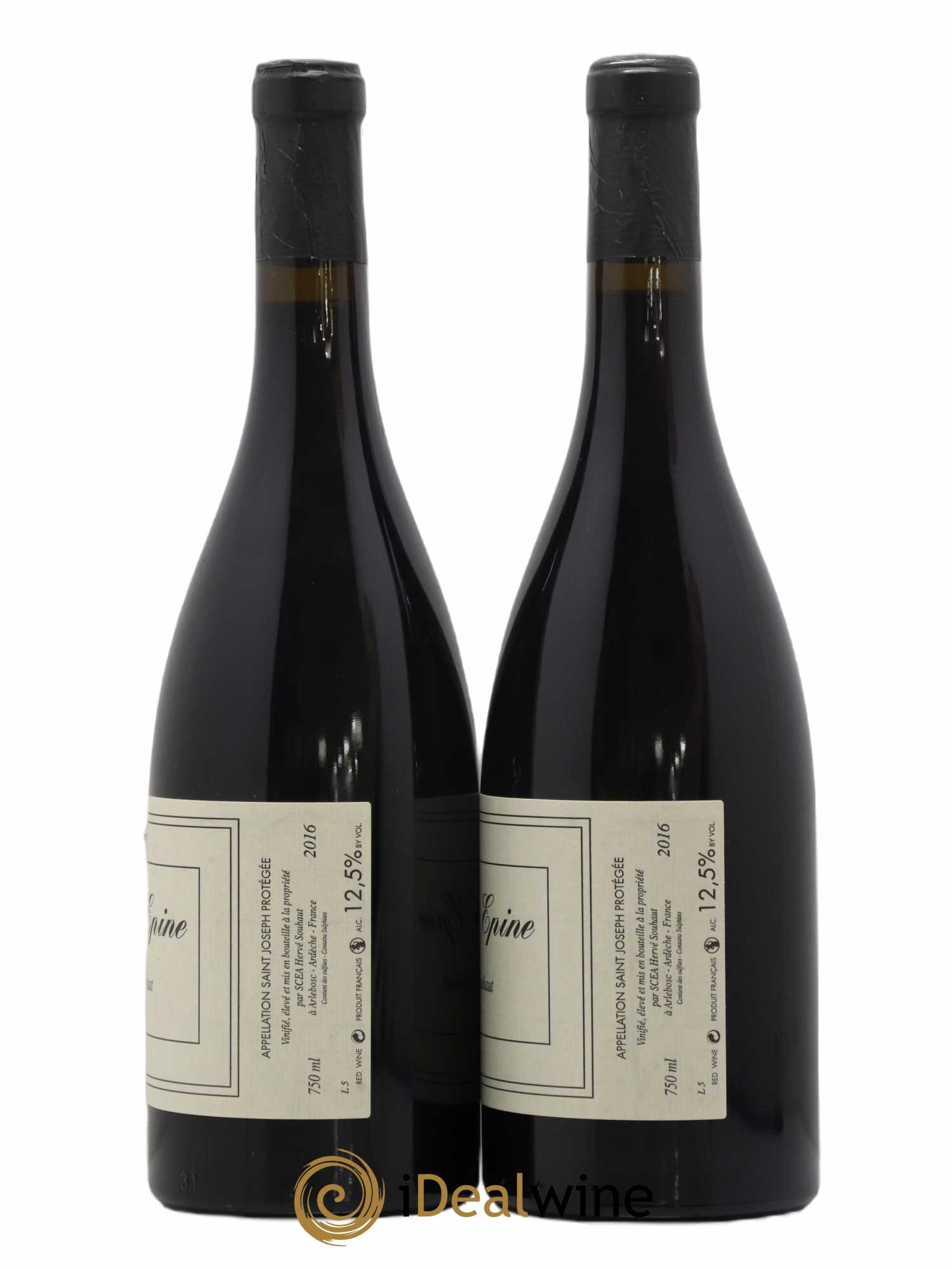 Saint-Joseph Sainte Epine Hervé Souhaut - Domaine Romaneaux-Destezet 2016 - Lot de 2 bouteilles - 1