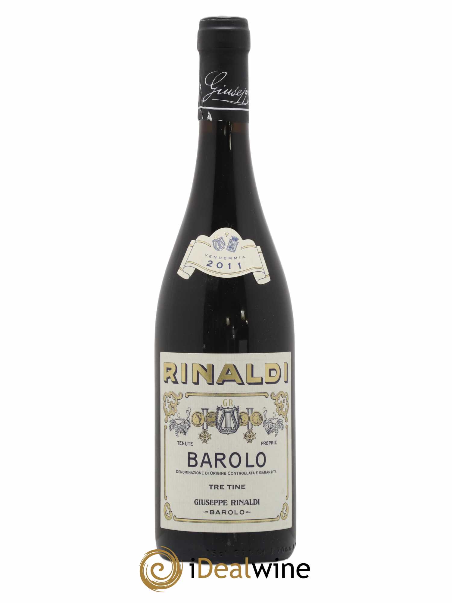 Barolo DOCG Tre Tine Giuseppe Rinaldi 2011 - Lot de 1 bouteille - 0