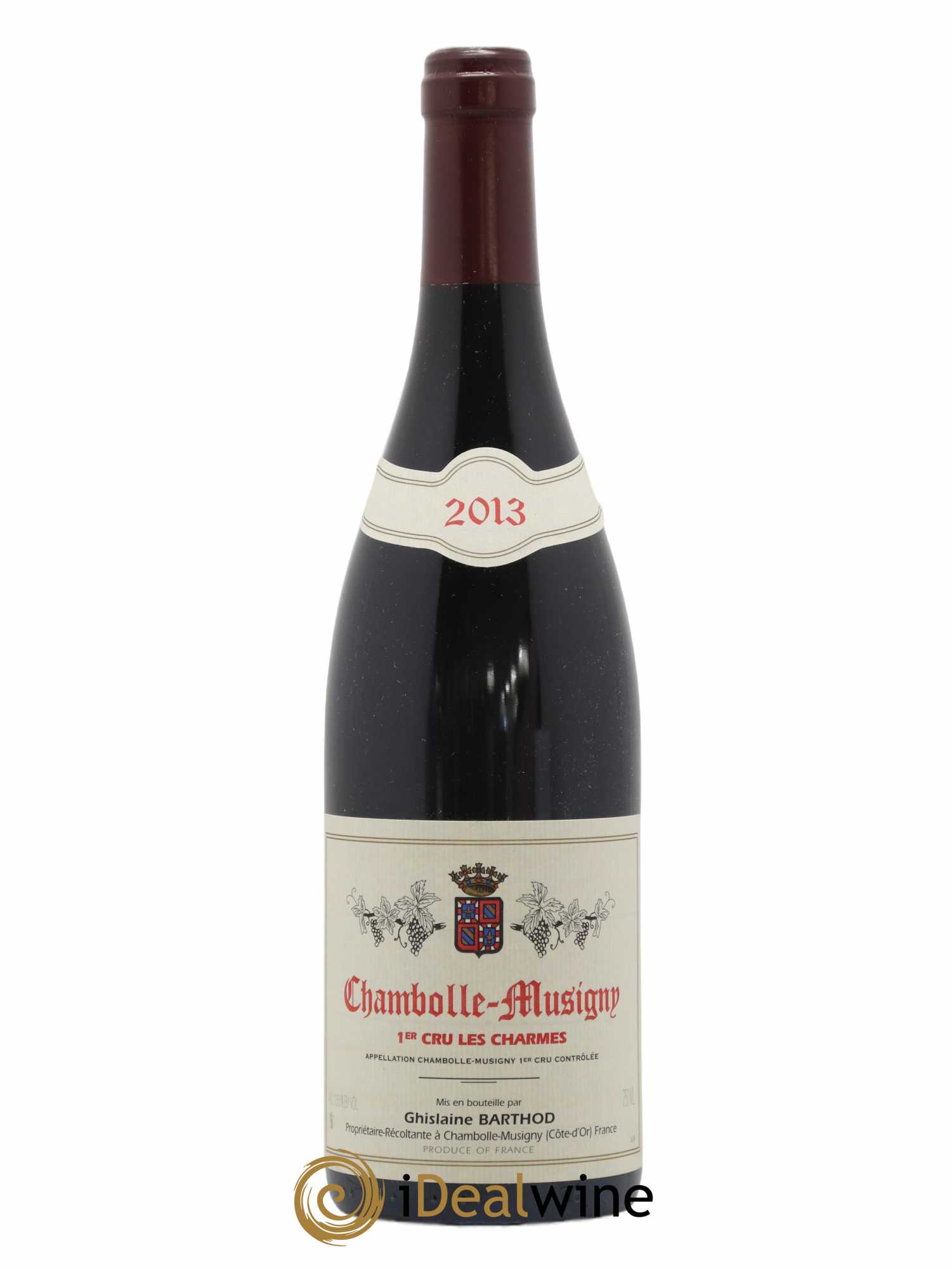 Chambolle-Musigny 1er Cru Les Charmes Ghislaine Barthod 2013 - Lot de 1 bouteille - 0