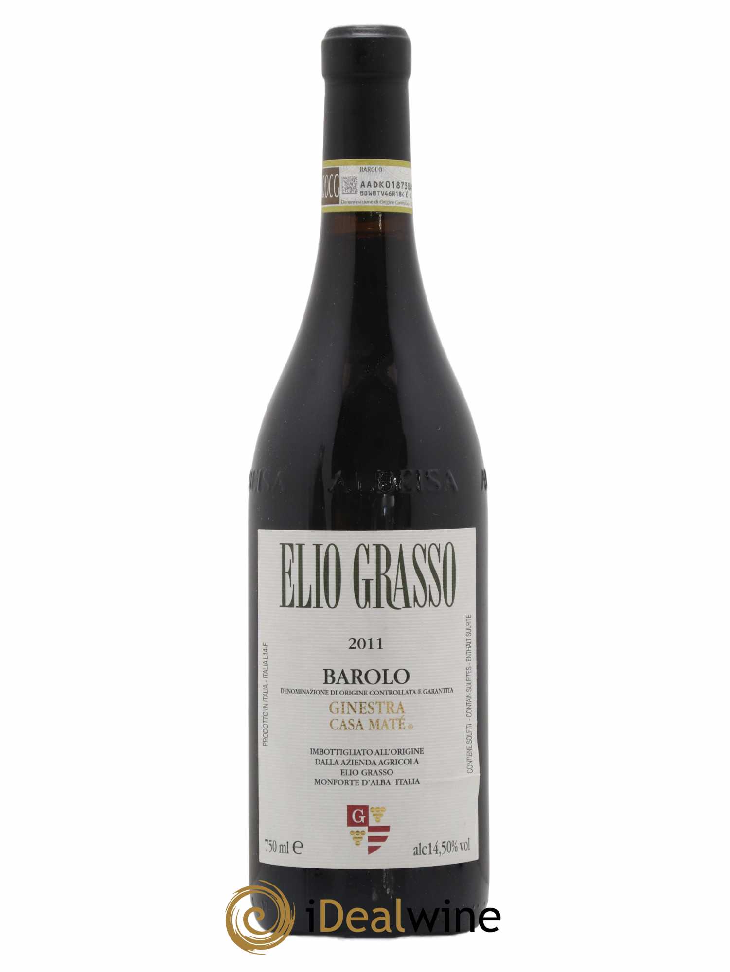 Barolo DOCG Ginestra Casa Maté Elio Grasso 2011 - Lot de 1 bouteille - 0