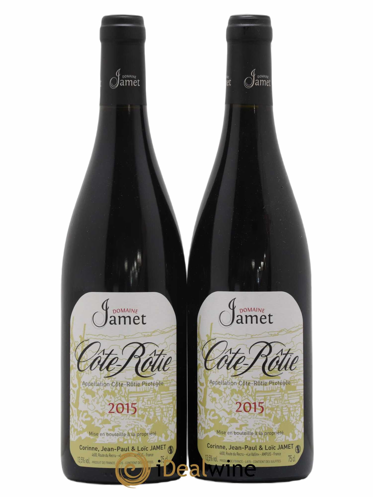 Côte-Rôtie Jamet (Domaine) 2015 - Lot de 2 bouteilles - 0