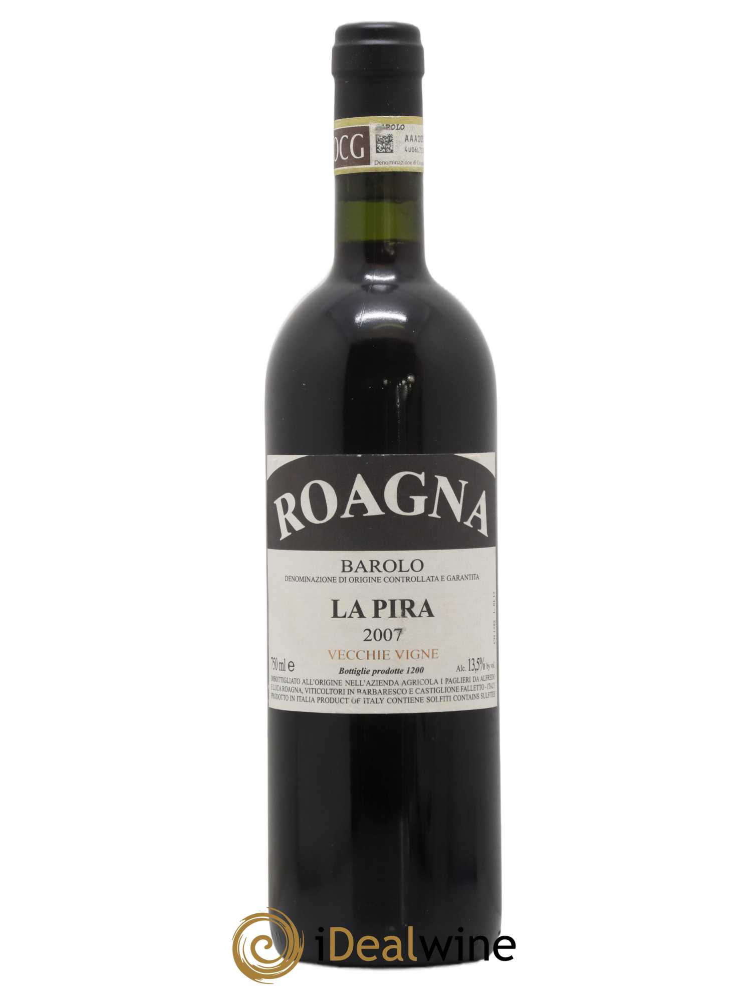 Barolo DOCG Pira Vecchie Viti Roagna 2007 - Lot de 1 bouteille - 0