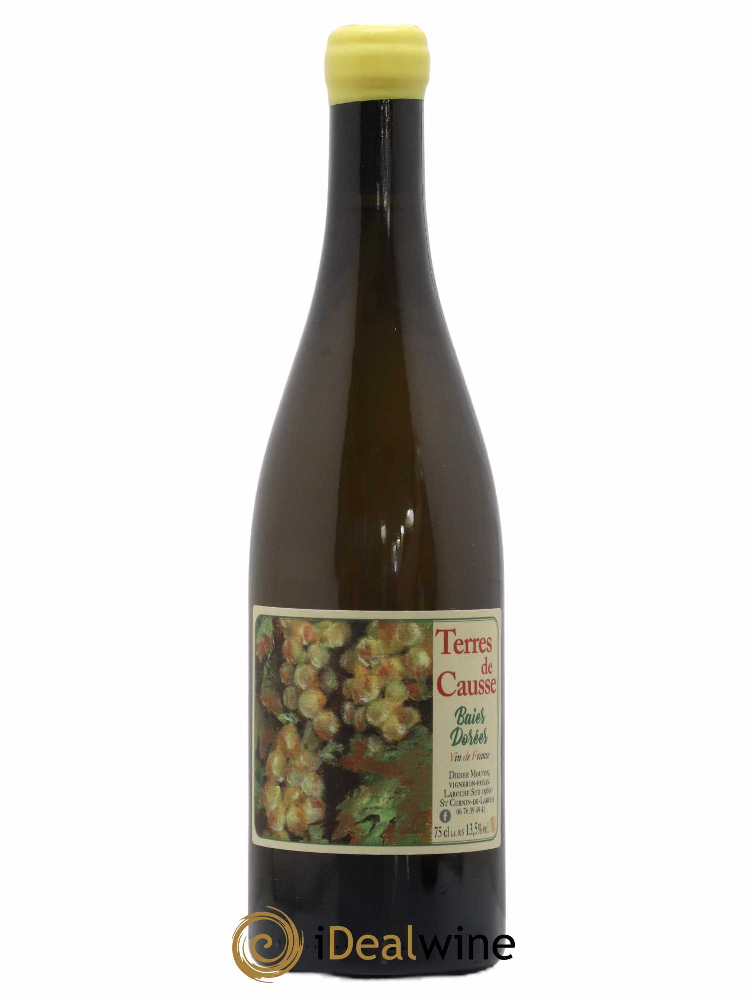Vin de France Terres de Causse Baies Dorées Didier Mouton 2015 - Lot de 1 bouteille - 0
