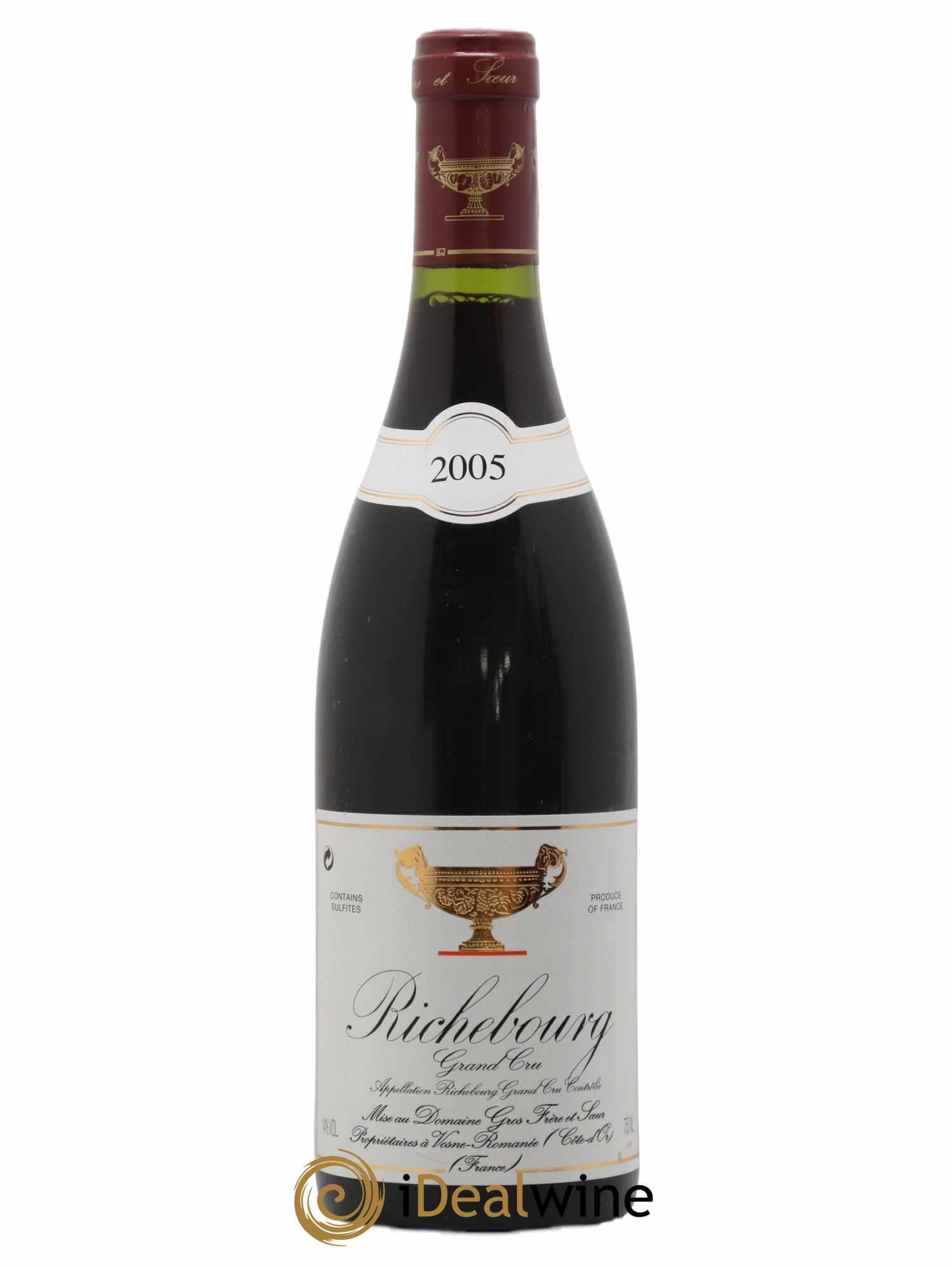 Richebourg Grand Cru Gros Frère & Soeur 2005 - Lot de 1 bouteille - 0