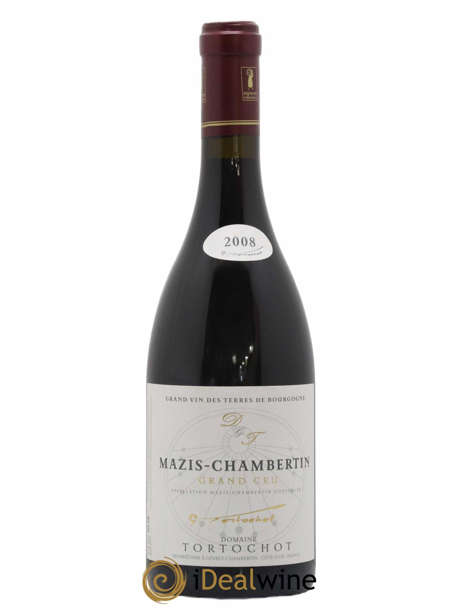 Mazis-Chambertin Grand Cru Tortochot (Domaine) 2008 - Lot de 1 bouteille - 0