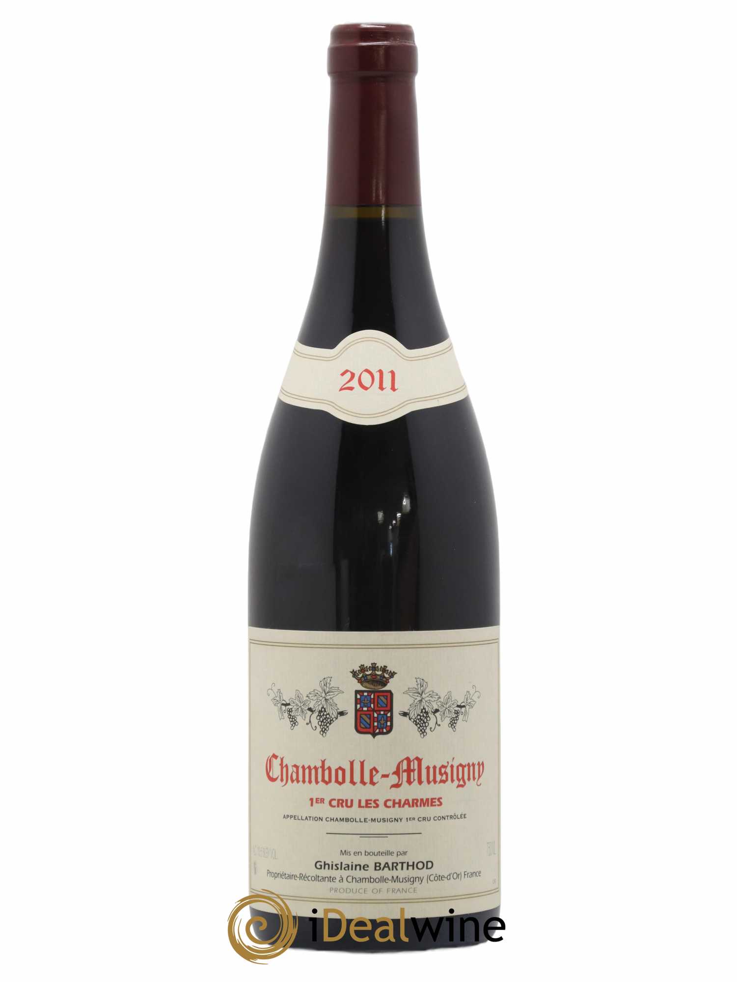 Chambolle-Musigny 1er Cru Les Charmes Ghislaine Barthod 2011 - Lot de 1 bouteille - 0