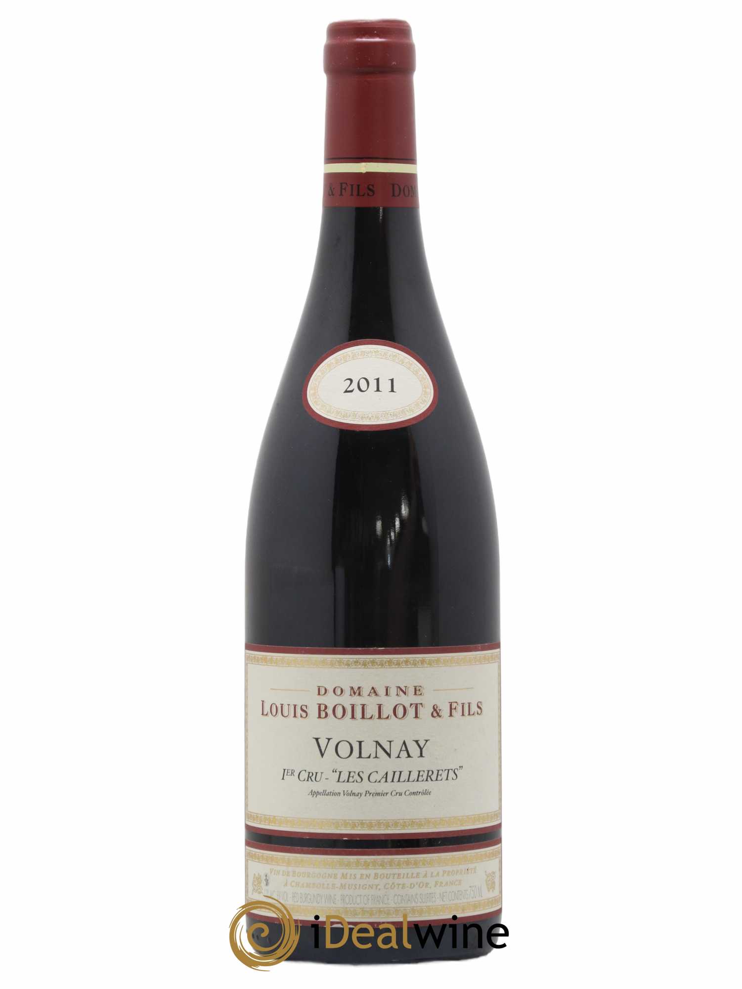 Volnay 1er Cru Les Caillerets Louis Boillot et Fils 2011 - Lot de 1 bouteille - 0