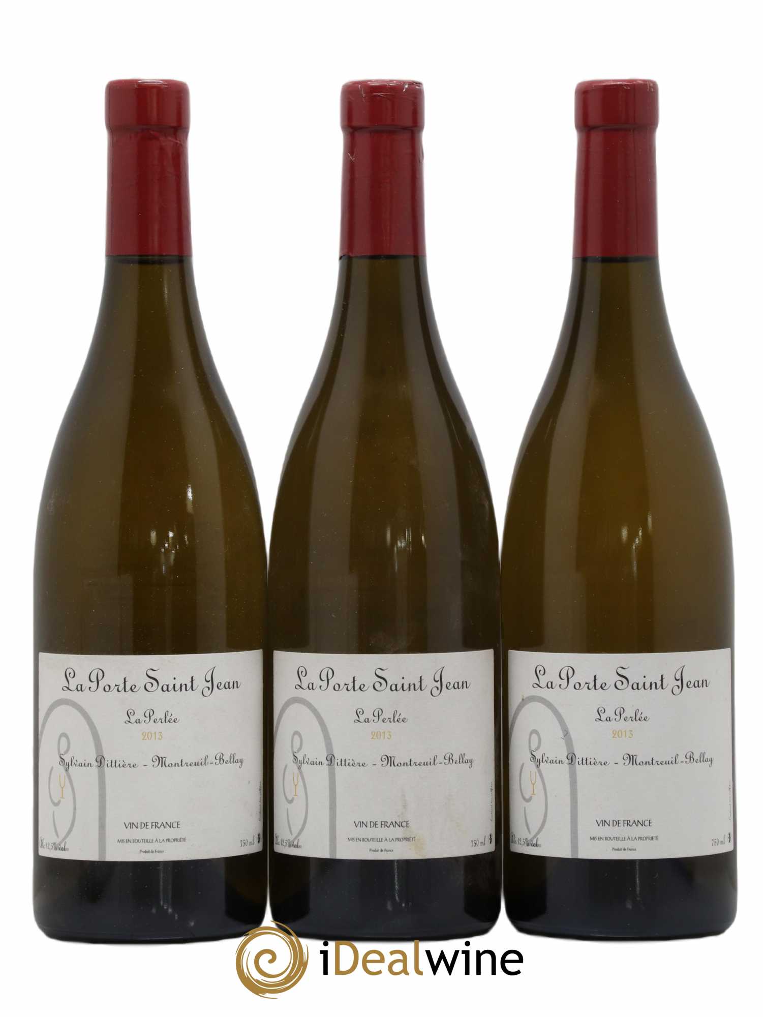 Vin de France La Perlée La Porte Saint Jean 2013 - Lot de 3 bouteilles - 0