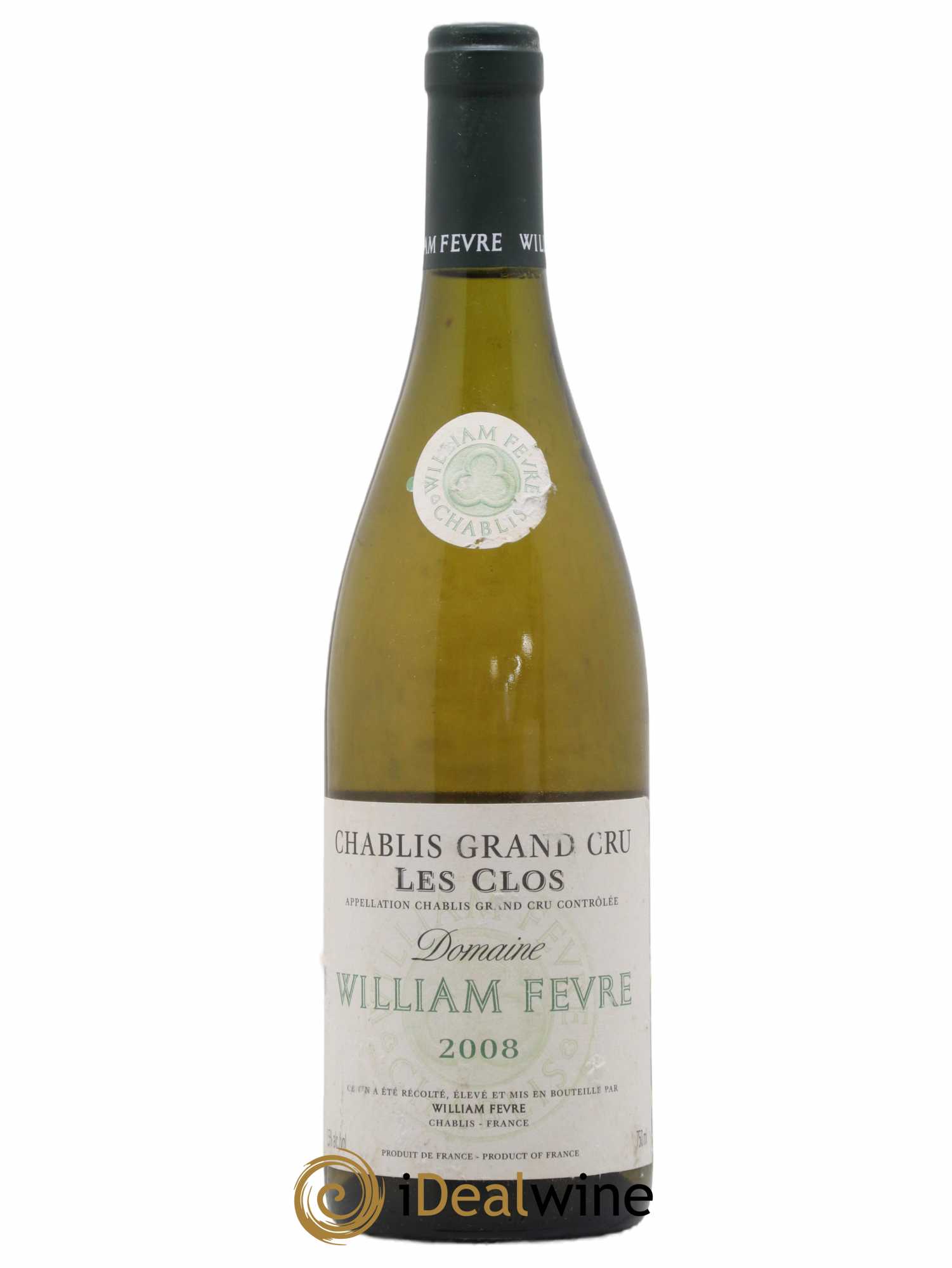 Chablis Grand Cru Les Clos William Fèvre 2008 - Lot de 1 bouteille - 0